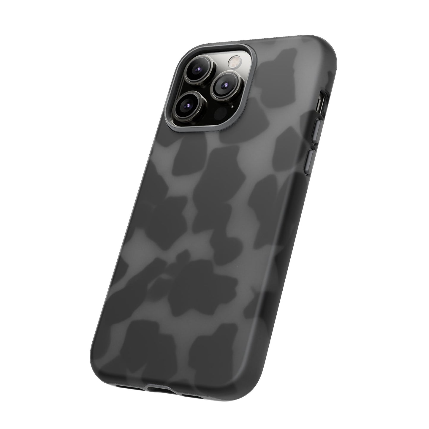 Jumbo tortoise shell Black Stylish Phone Case - Durable Protection, Trendy Design, Gift for Her, Fashion Accessories, Cow Print Phone Cover