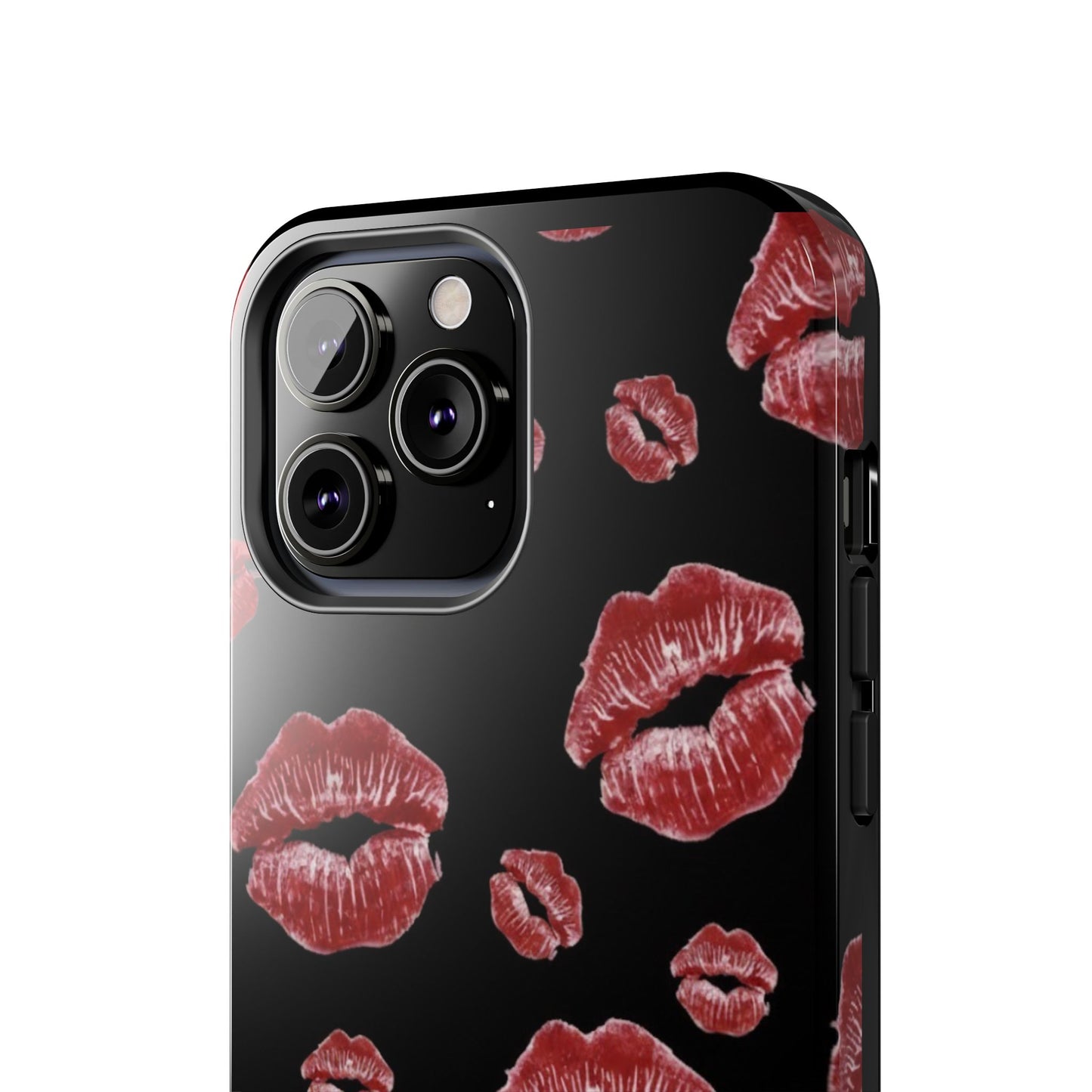 Kiss-Print Tough Phone Cases | Glamorous Protection, Unique Gift, Trendy Accessory, Valentine's Day, Stylish Gift for Her
