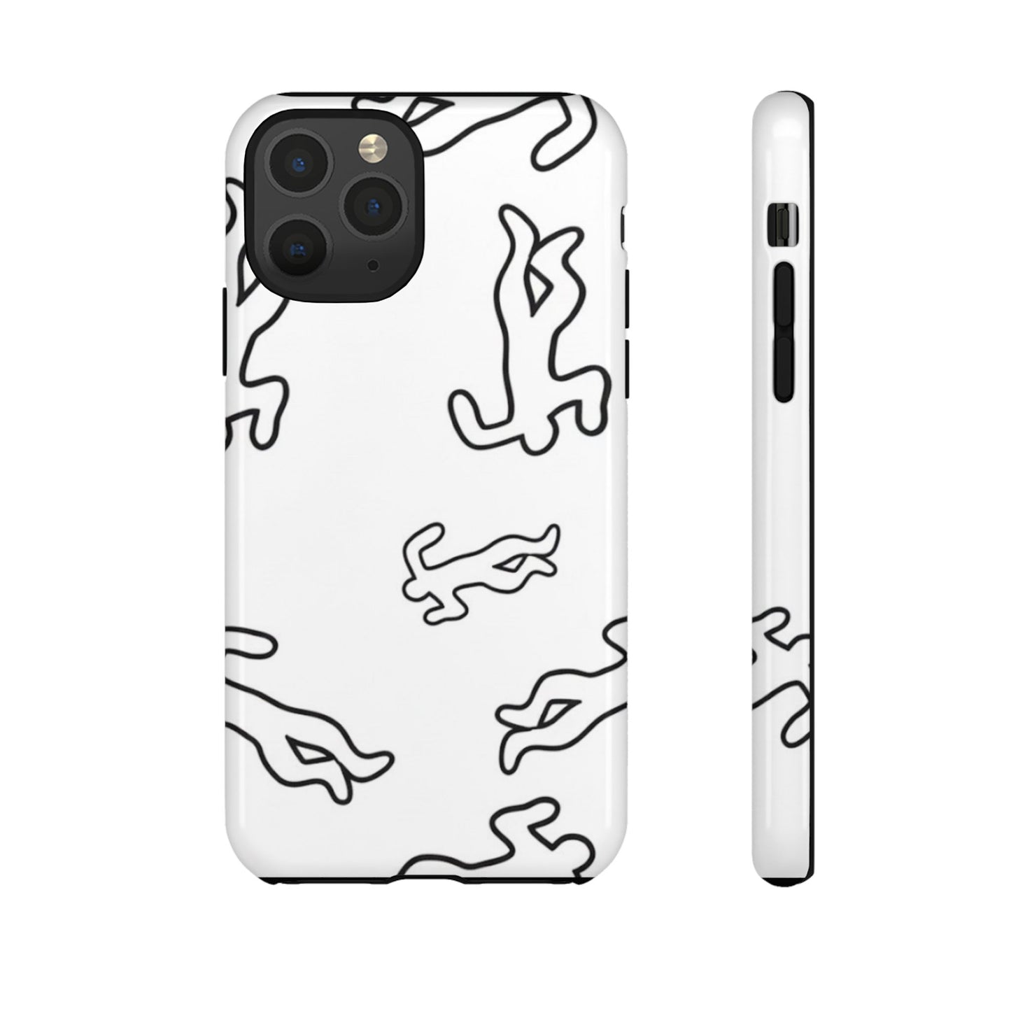 Chalk outline scene  Tough case Protectors, Trendy Cell Phone Cover, Unique Gift for Him or Her, Modern Art Accessory, Fun Design for All [...]