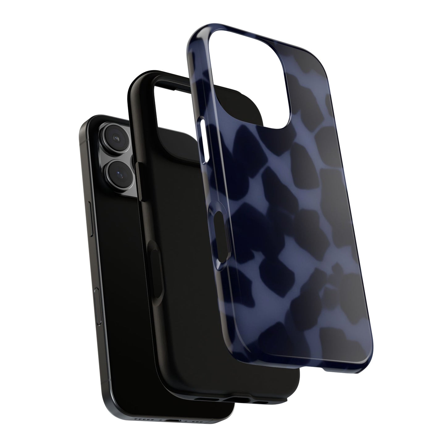 Jumbo Tortoise shell Navy Tuff Phone Case, Tough Cases with Sleek Modern Design for Protection, Gift for Tech Enthusiasts, Perfect for Any Occasion