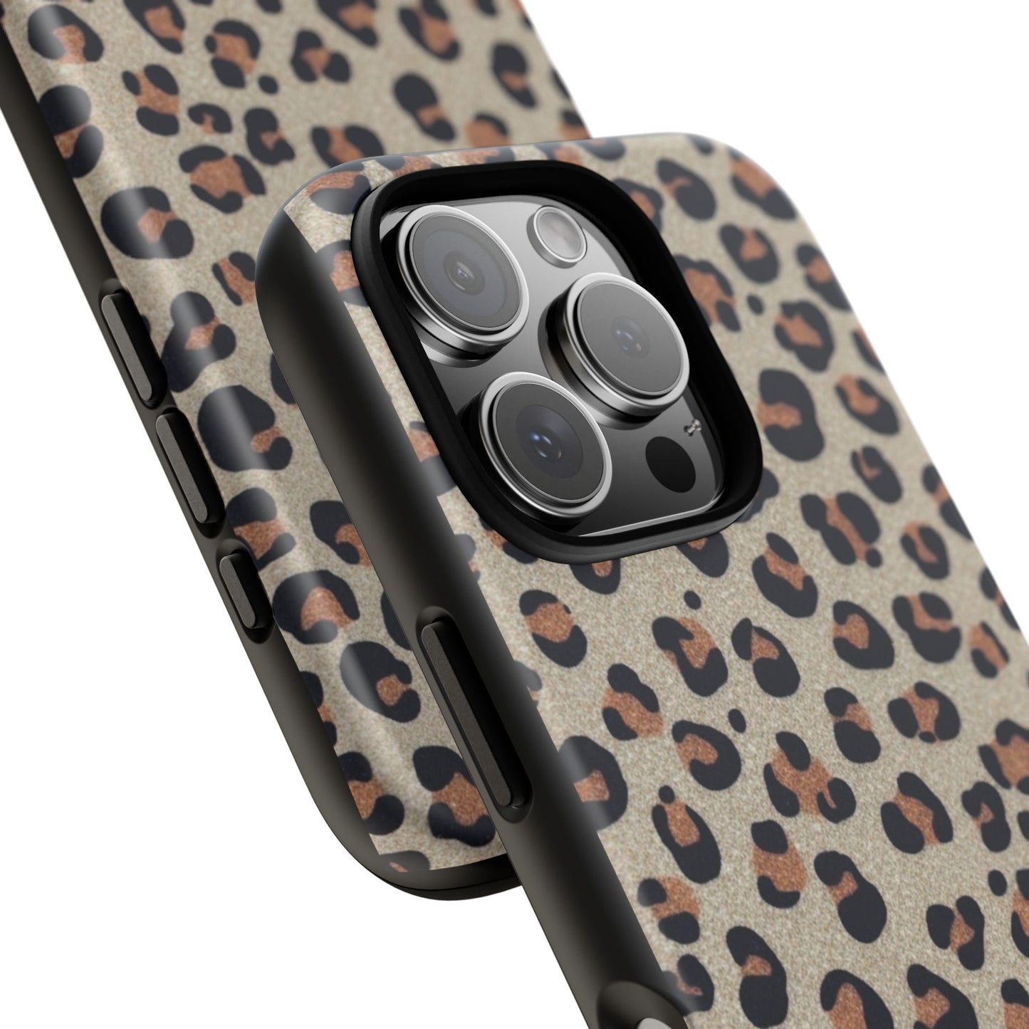 Leopard glitter Stylish Phone Case - Tough Cases with Chic Leopard Print Design, Animal Print Case, Trendy Cell Cover, Gifts for Her, Fashionable Tech [...]