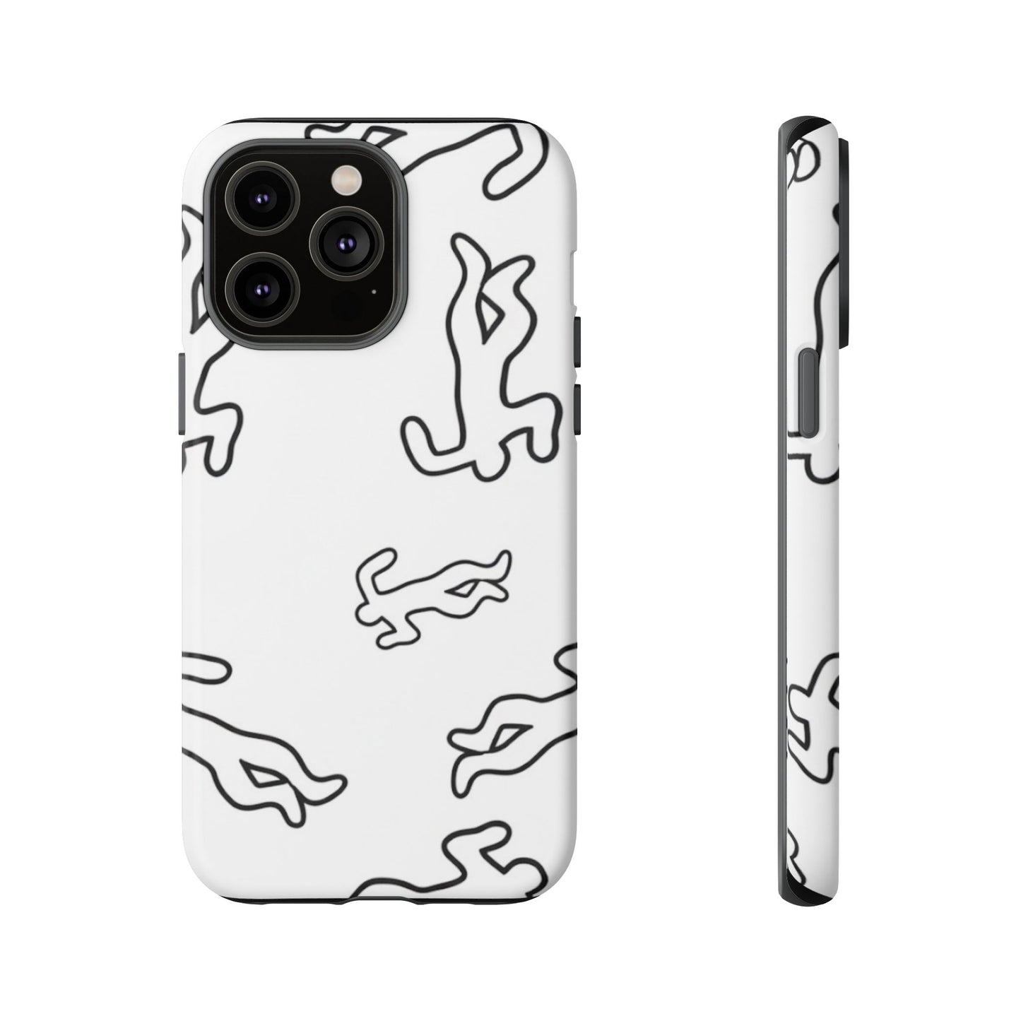 Chalk outline scene  Tough case Protectors, Trendy Cell Phone Cover, Unique Gift for Him or Her, Modern Art Accessory, Fun Design for All [...]