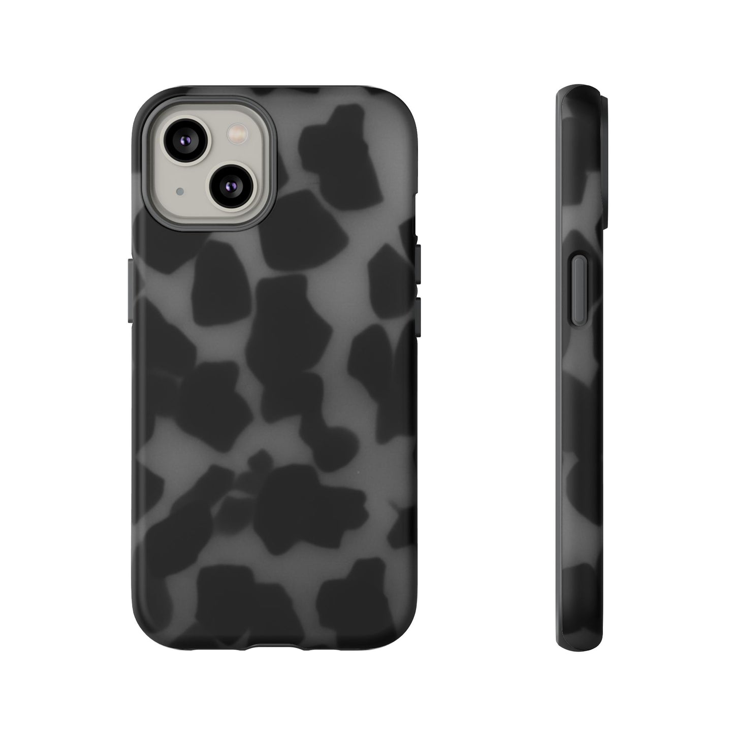 Jumbo tortoise shell Black Stylish Phone Case - Durable Protection, Trendy Design, Gift for Her, Fashion Accessories, Cow Print Phone Cover