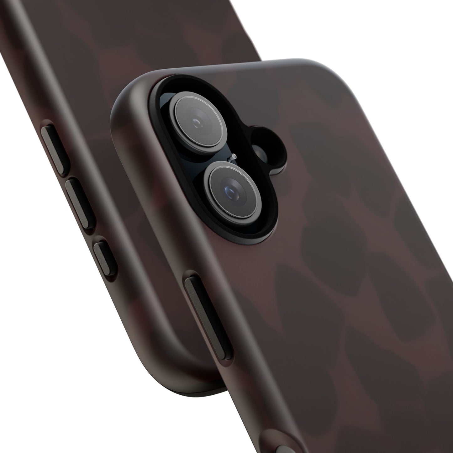 Maroon Jumbo Tortoise shell Stylish Phone Cases, Durable Phone Cover, Cheetah Print Case, Trendy Mobile Accessories, Unique Gift Ideas