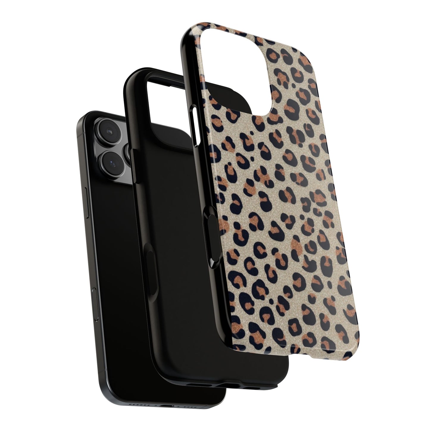 Leopard glitter Stylish Phone Case - Tough Cases with Chic Leopard Print Design, Animal Print Case, Trendy Cell Cover, Gifts for Her, Fashionable Tech [...]