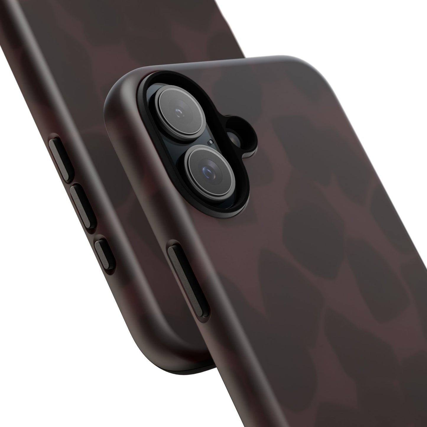 Maroon Jumbo Tortoise shell Stylish Phone Cases, Durable Phone Cover, Cheetah Print Case, Trendy Mobile Accessories, Unique Gift Ideas