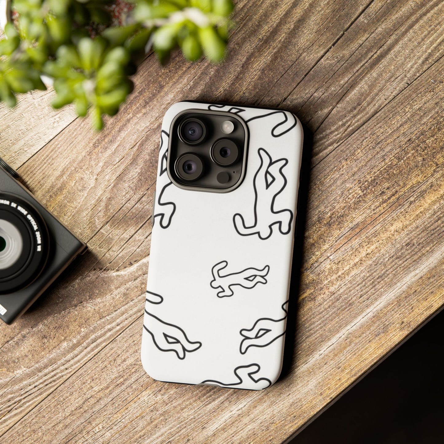 Chalk outline scene  Tough case Protectors, Trendy Cell Phone Cover, Unique Gift for Him or Her, Modern Art Accessory, Fun Design for All [...]