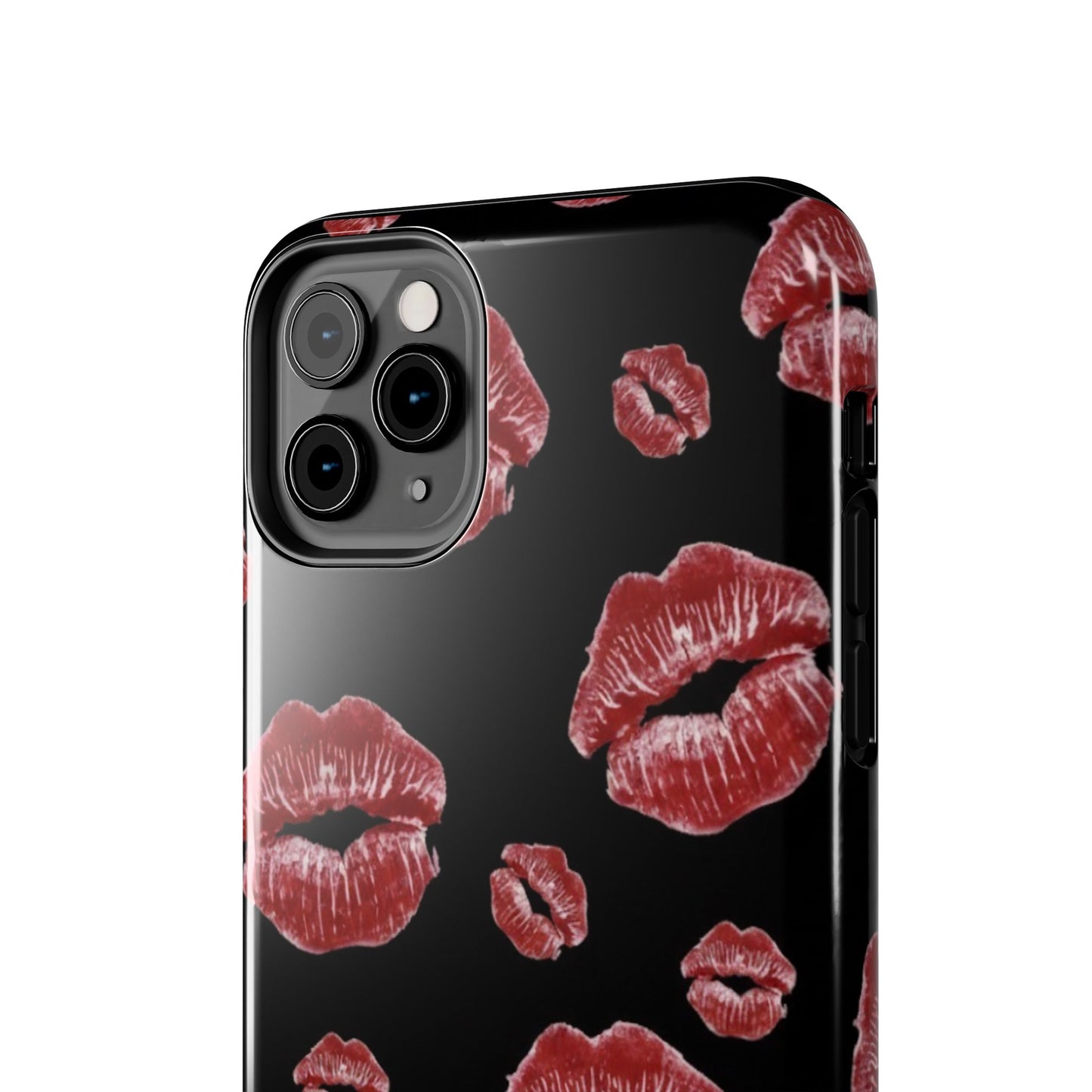 Kiss-Print Tough Phone Cases | Glamorous Protection, Unique Gift, Trendy Accessory, Valentine's Day, Stylish Gift for Her