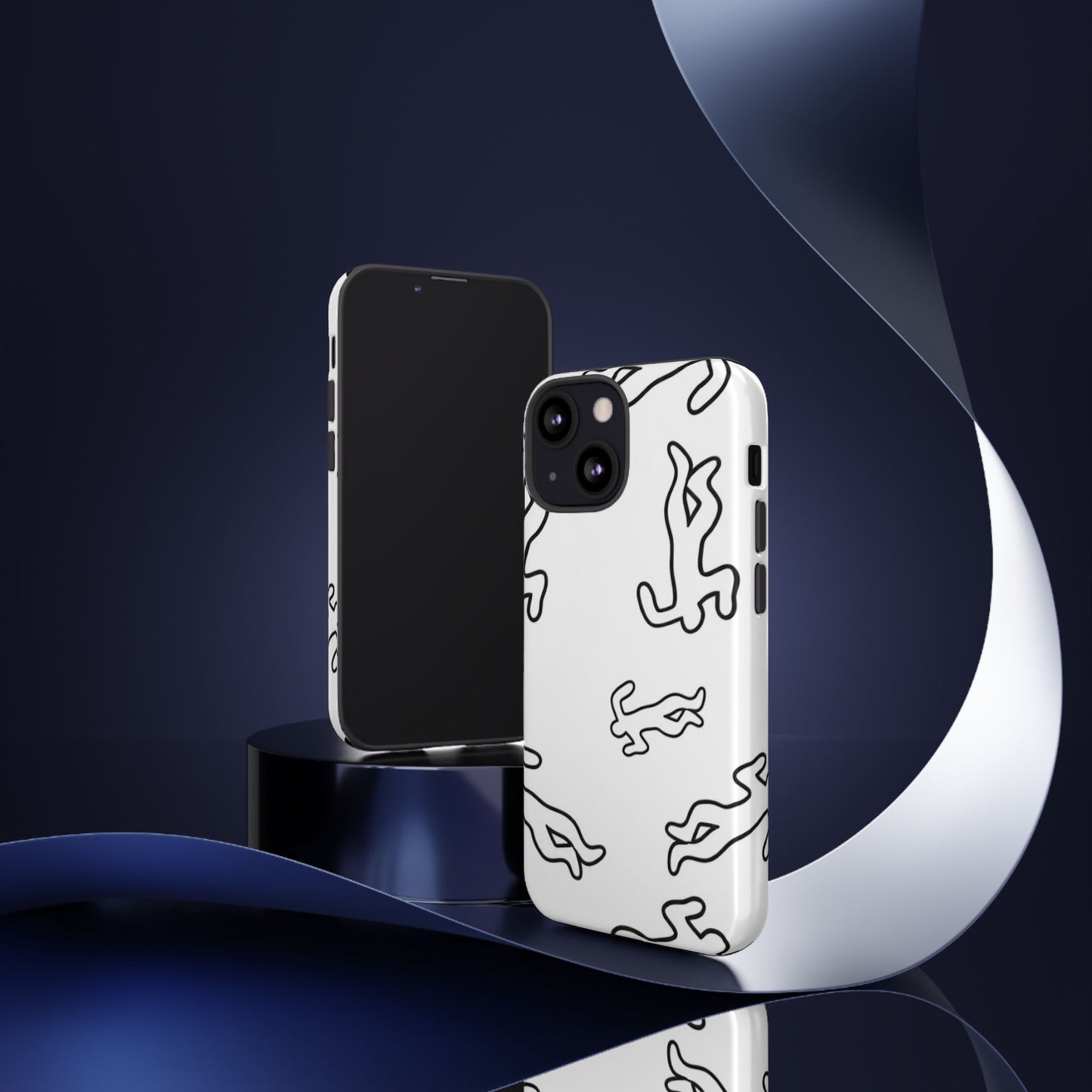 Chalk outline scene  Tough case Protectors, Trendy Cell Phone Cover, Unique Gift for Him or Her, Modern Art Accessory, Fun Design for All [...]