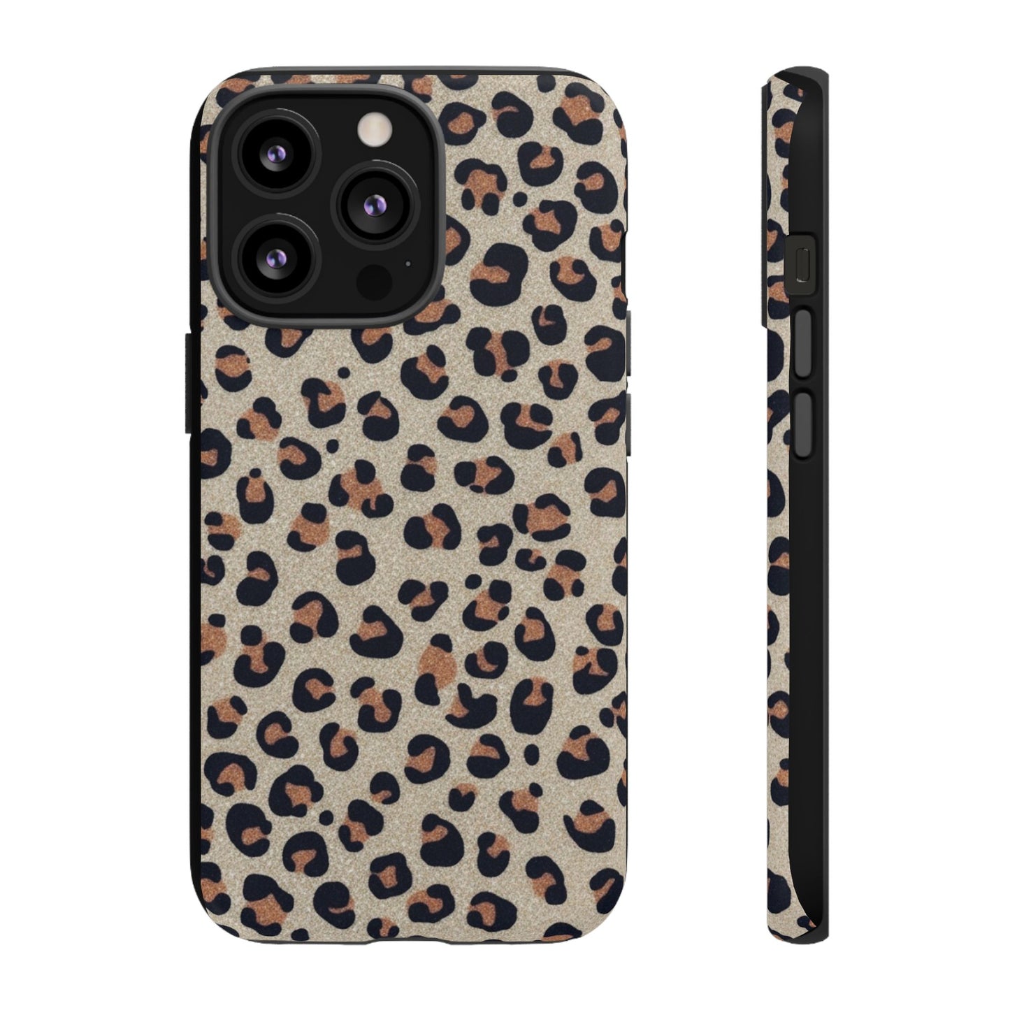 Leopard glitter Stylish Phone Case - Tough Cases with Chic Leopard Print Design, Animal Print Case, Trendy Cell Cover, Gifts for Her, Fashionable Tech [...]