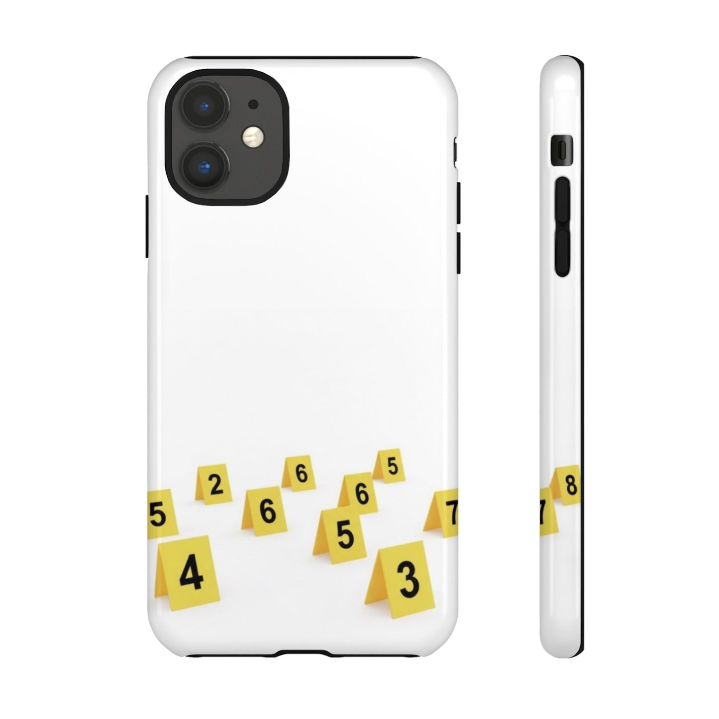 Scene marker Phone Case, Tough Protective Cover, Unique Gift for Detectives, Police Officers, Halloween, Funny Gift