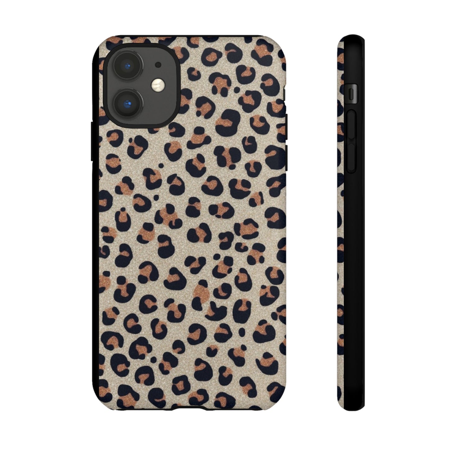 Leopard glitter Stylish Phone Case - Tough Cases with Chic Leopard Print Design, Animal Print Case, Trendy Cell Cover, Gifts for Her, Fashionable Tech [...]
