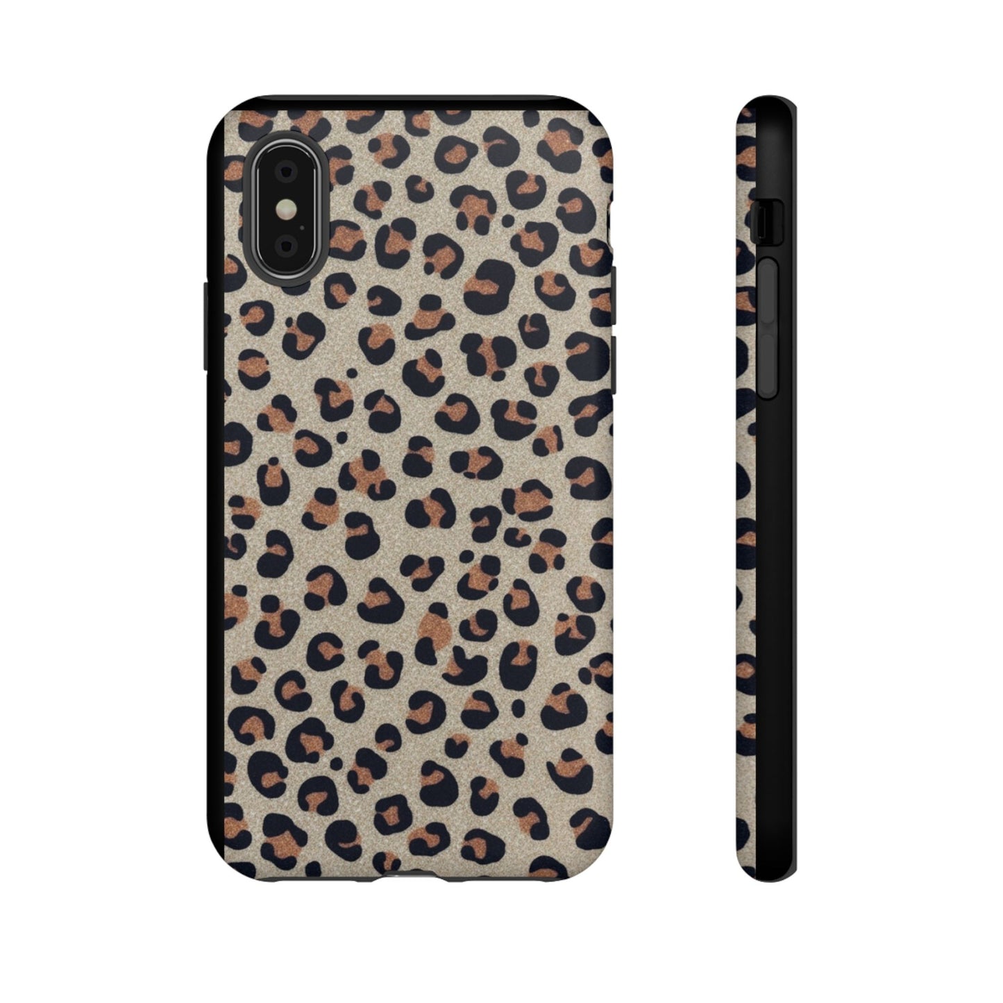 Leopard glitter Stylish Phone Case - Tough Cases with Chic Leopard Print Design, Animal Print Case, Trendy Cell Cover, Gifts for Her, Fashionable Tech [...]