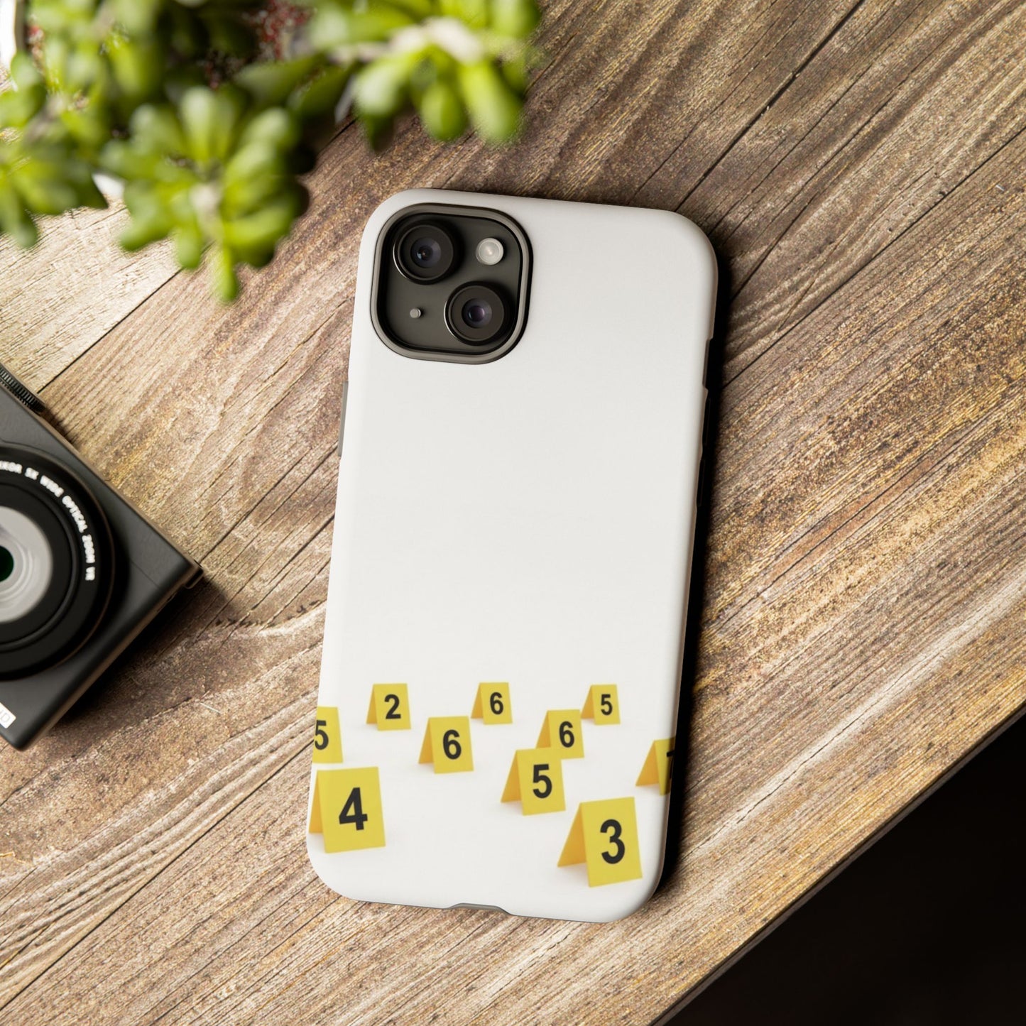 Scene marker Phone Case, Tough Protective Cover, Unique Gift for Detectives, Police Officers, Halloween, Funny Gift