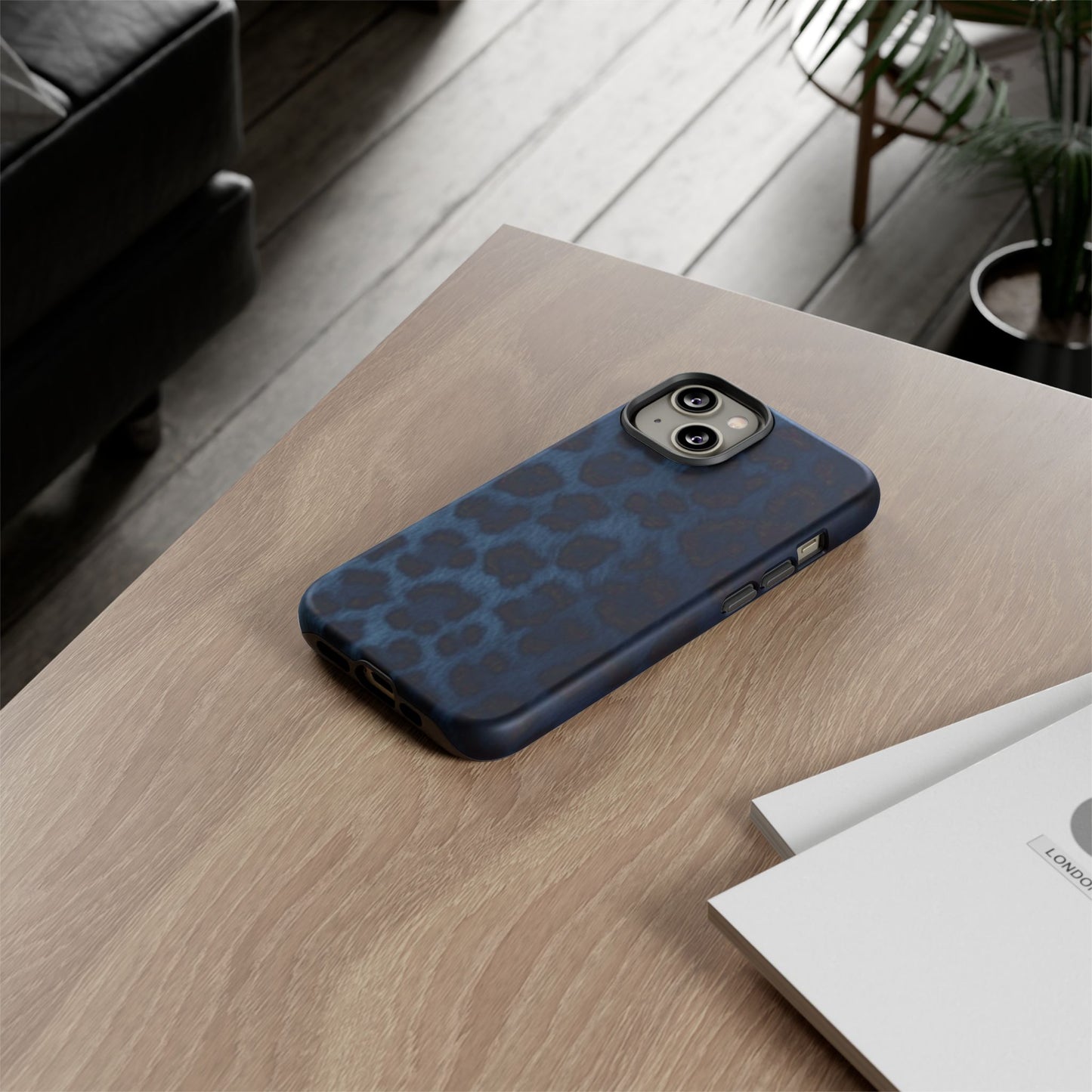 Blue Leopard print Stylish Phone Case with Leopard Print, Trendy Phone Cover for Fashion Lovers, Cute Gifts for Animal Print Fans, Durable Cell Phone [...]