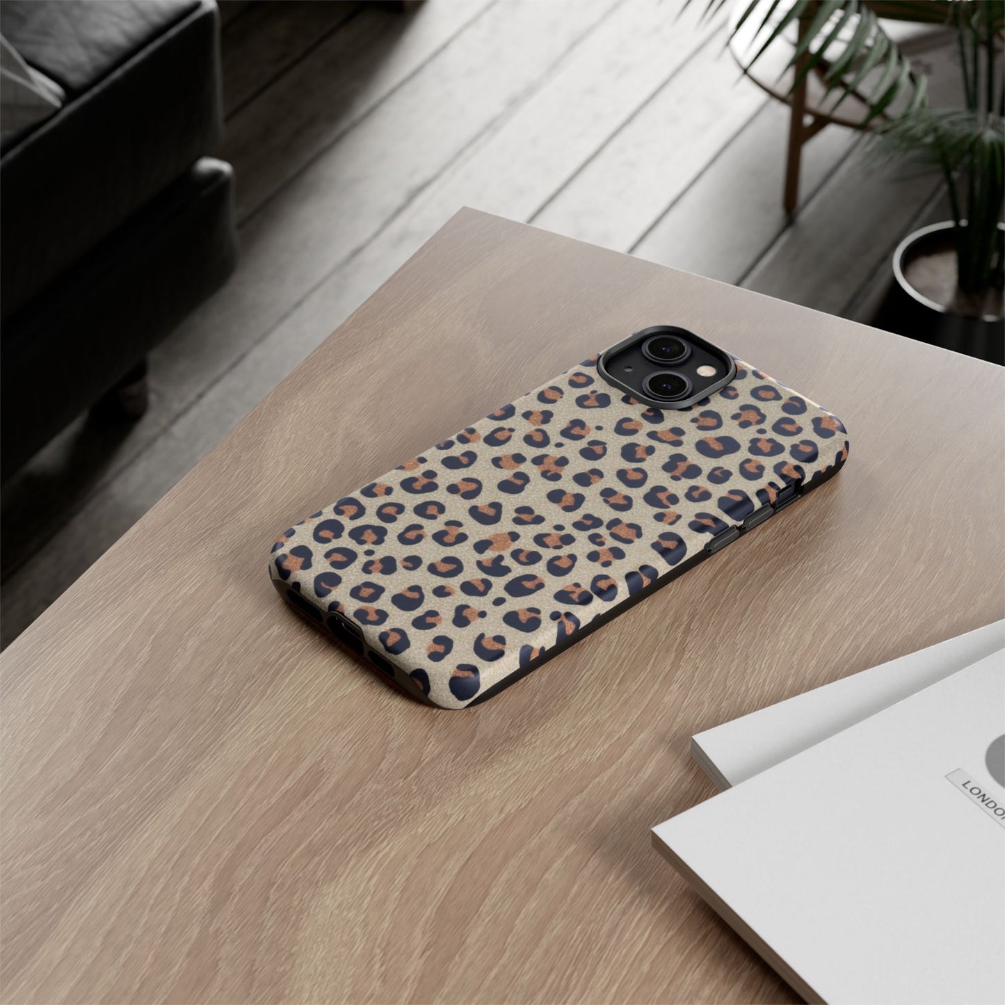 Leopard glitter Stylish Phone Case - Tough Cases with Chic Leopard Print Design, Animal Print Case, Trendy Cell Cover, Gifts for Her, Fashionable Tech [...]