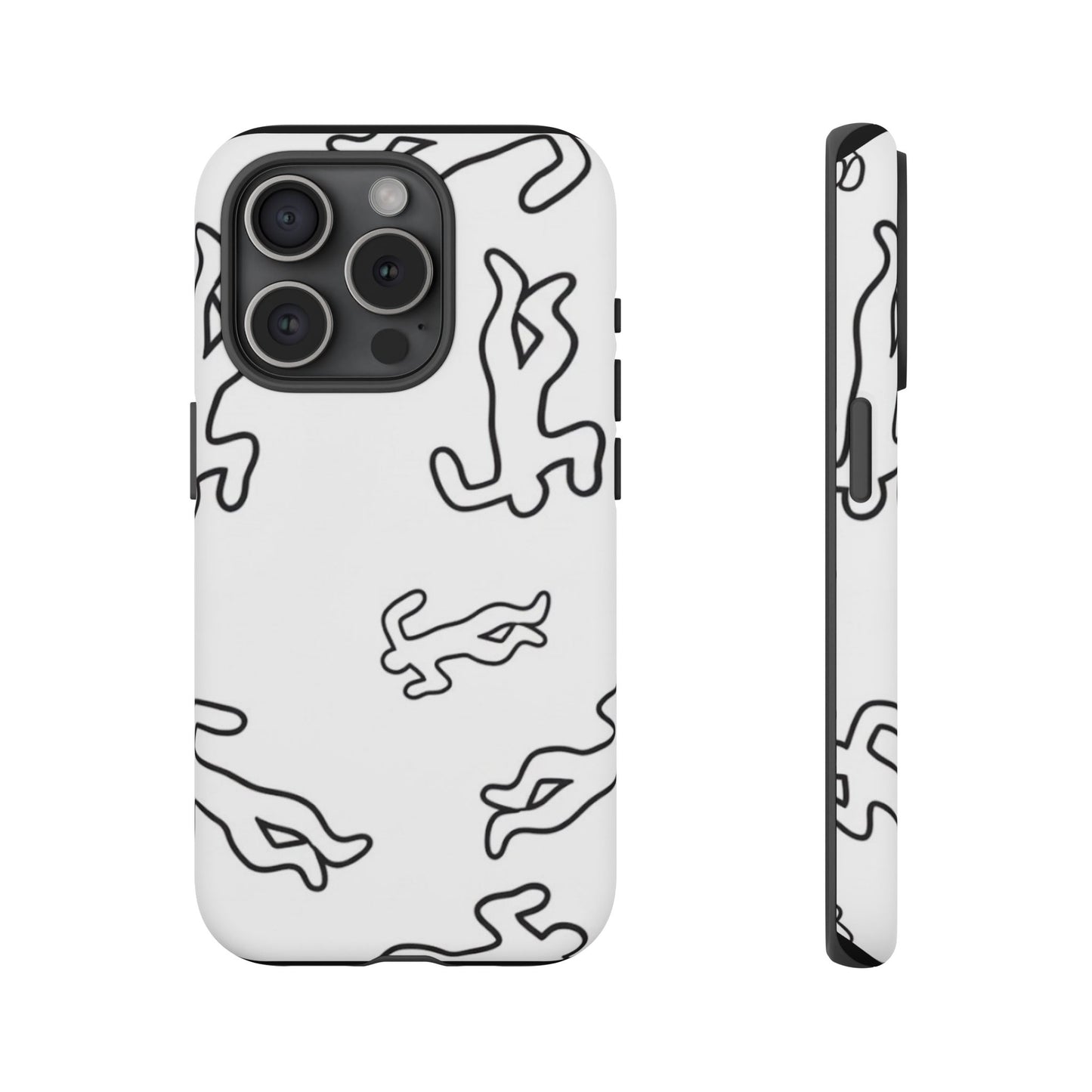 Chalk outline scene  Tough case Protectors, Trendy Cell Phone Cover, Unique Gift for Him or Her, Modern Art Accessory, Fun Design for All [...]