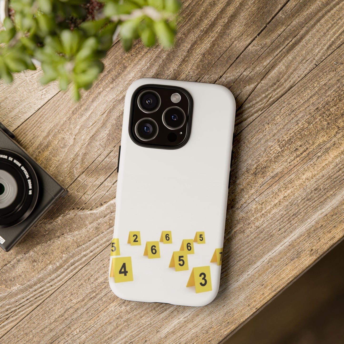 Scene marker Phone Case, Tough Protective Cover, Unique Gift for Detectives, Police Officers, Halloween, Funny Gift
