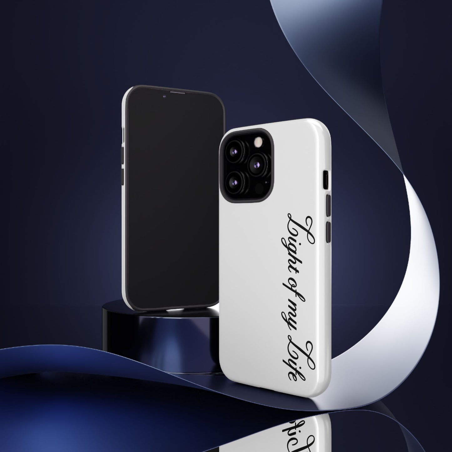 Light if my life white Tough Cases, gifts for Him, her , gift iPhone phone case, thought case 2 layer case
