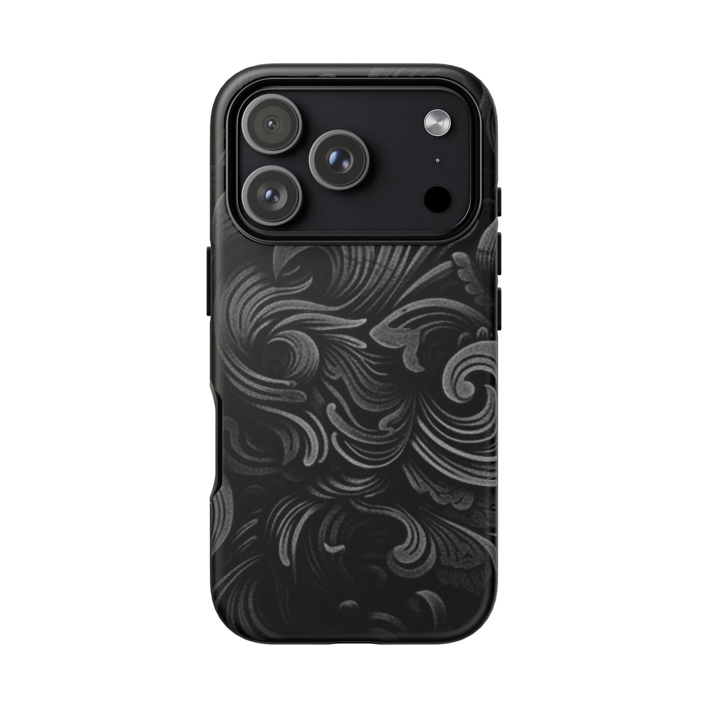 Black fortune Phone Case, Tough Cases, Stylish Phone Cover, Unique Gift for Her, Phone Protection, Floral Design Case