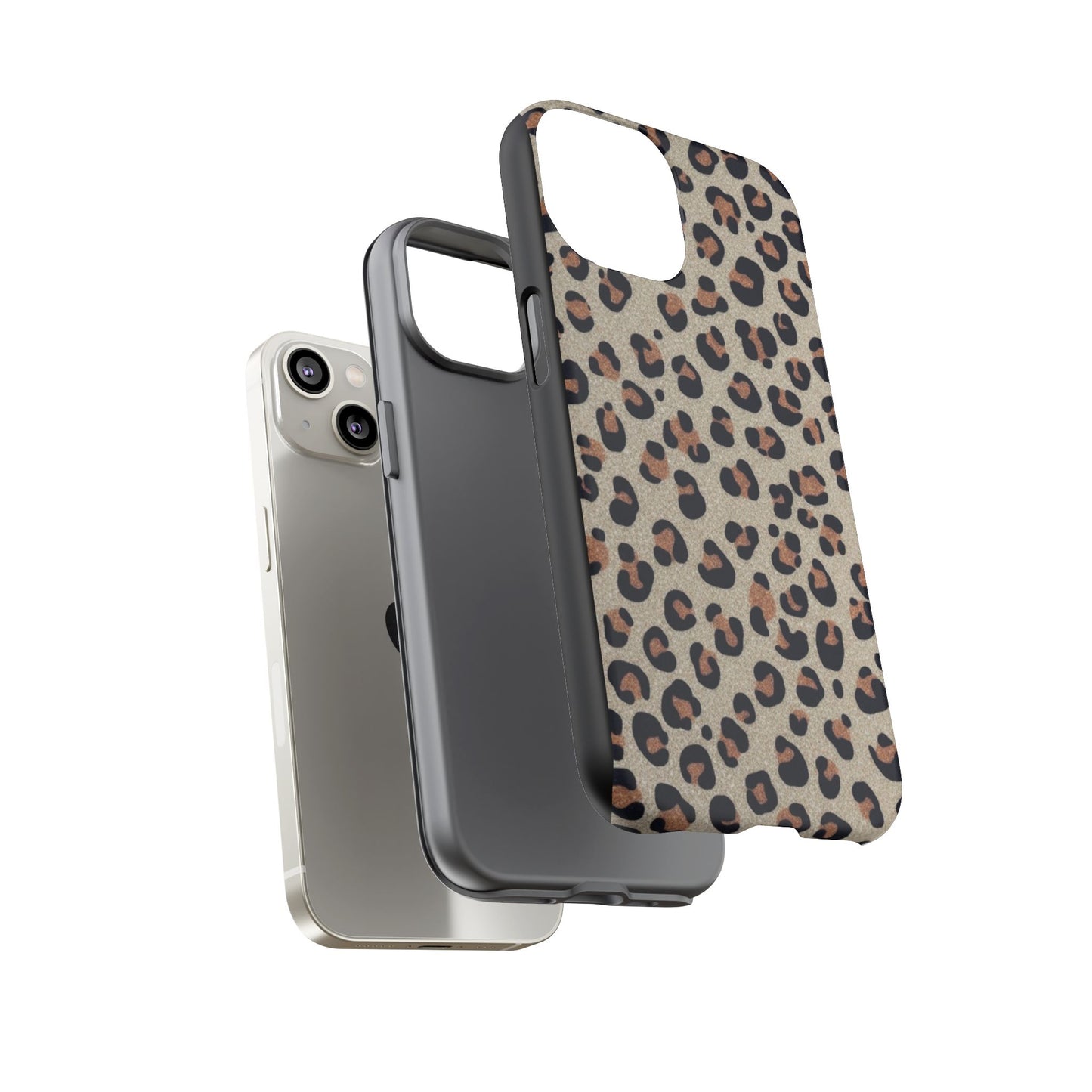 Leopard glitter Stylish Phone Case - Tough Cases with Chic Leopard Print Design, Animal Print Case, Trendy Cell Cover, Gifts for Her, Fashionable Tech [...]