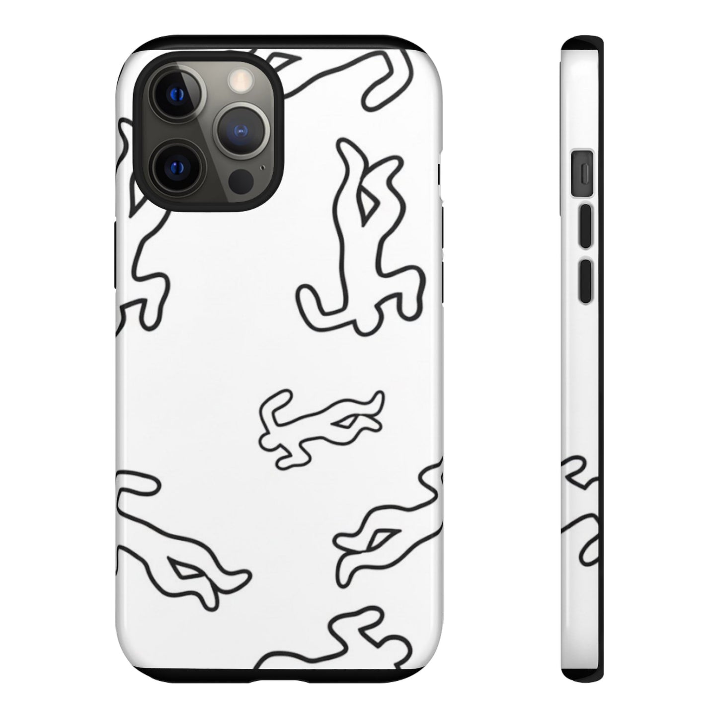 Chalk outline scene  Tough case Protectors, Trendy Cell Phone Cover, Unique Gift for Him or Her, Modern Art Accessory, Fun Design for All [...]