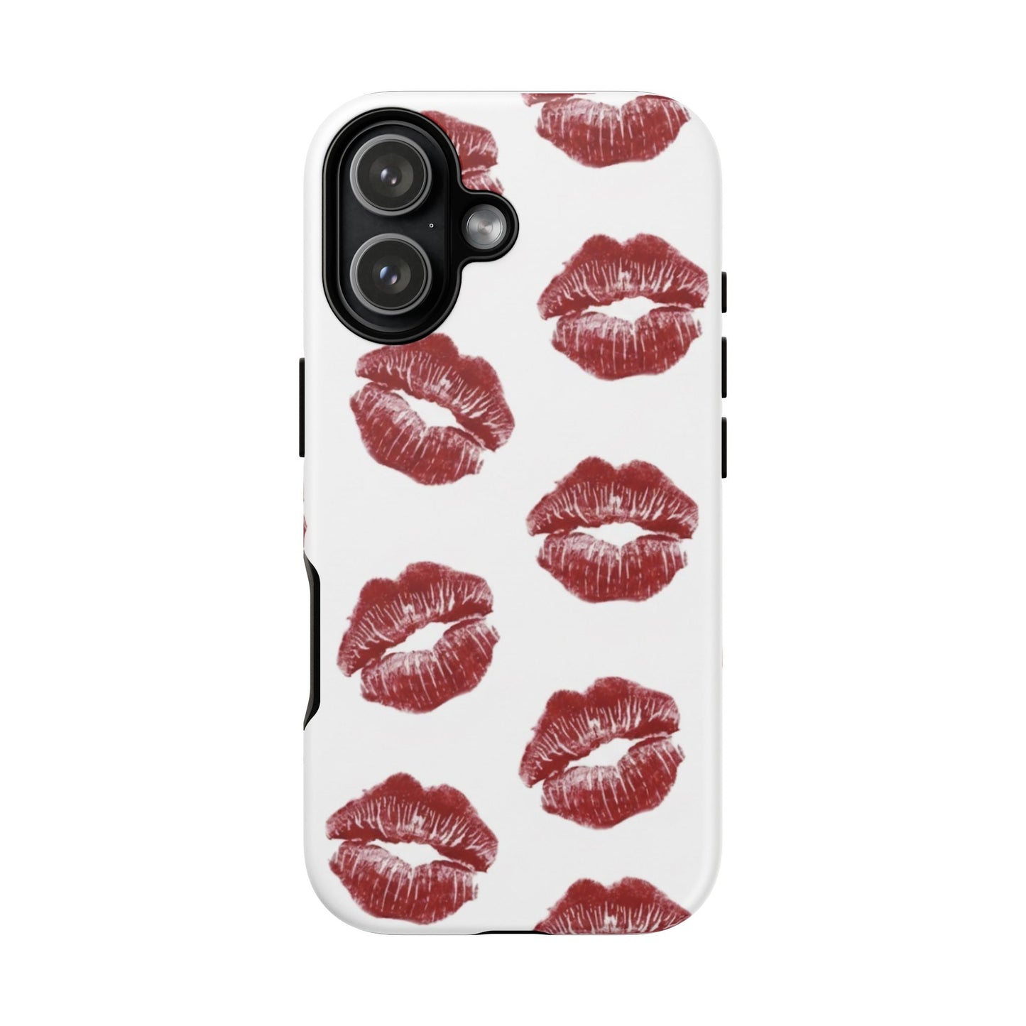 Kiss Mark Phone Case - Stylish Tough Cases for Couples, Valentine’s Day Gifts, Trendy Mobile Accessories, Chic Phone Covers
