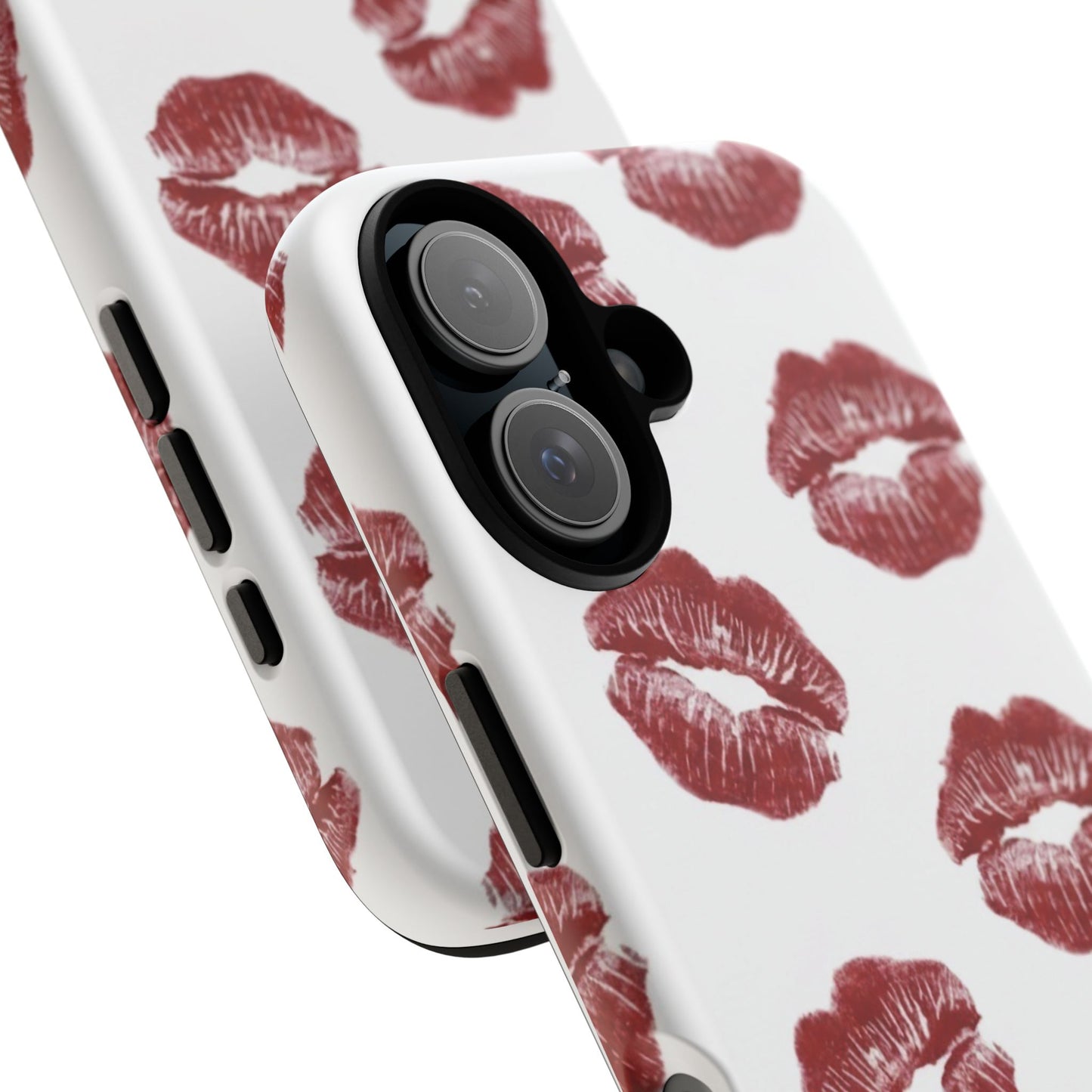 Kiss Mark Phone Case - Stylish Tough Cases for Couples, Valentine’s Day Gifts, Trendy Mobile Accessories, Chic Phone Covers
