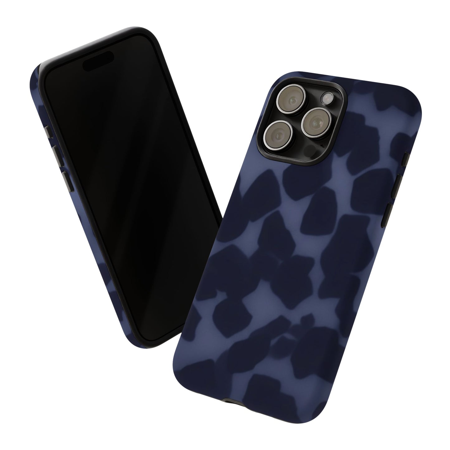 Jumbo Tortoise shell Navy Tuff Phone Case, Tough Cases with Sleek Modern Design for Protection, Gift for Tech Enthusiasts, Perfect for Any Occasion