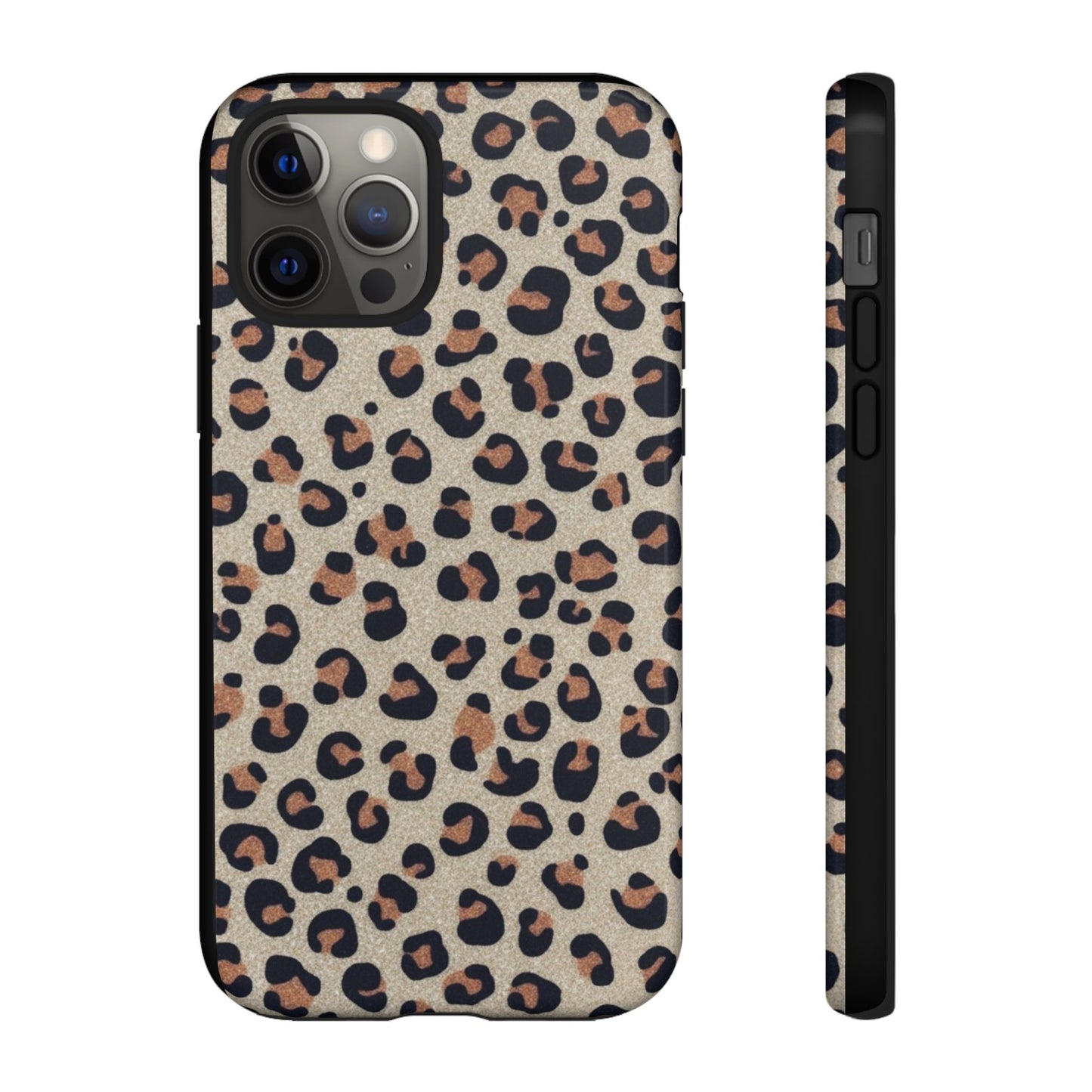 Leopard glitter Stylish Phone Case - Tough Cases with Chic Leopard Print Design, Animal Print Case, Trendy Cell Cover, Gifts for Her, Fashionable Tech [...]