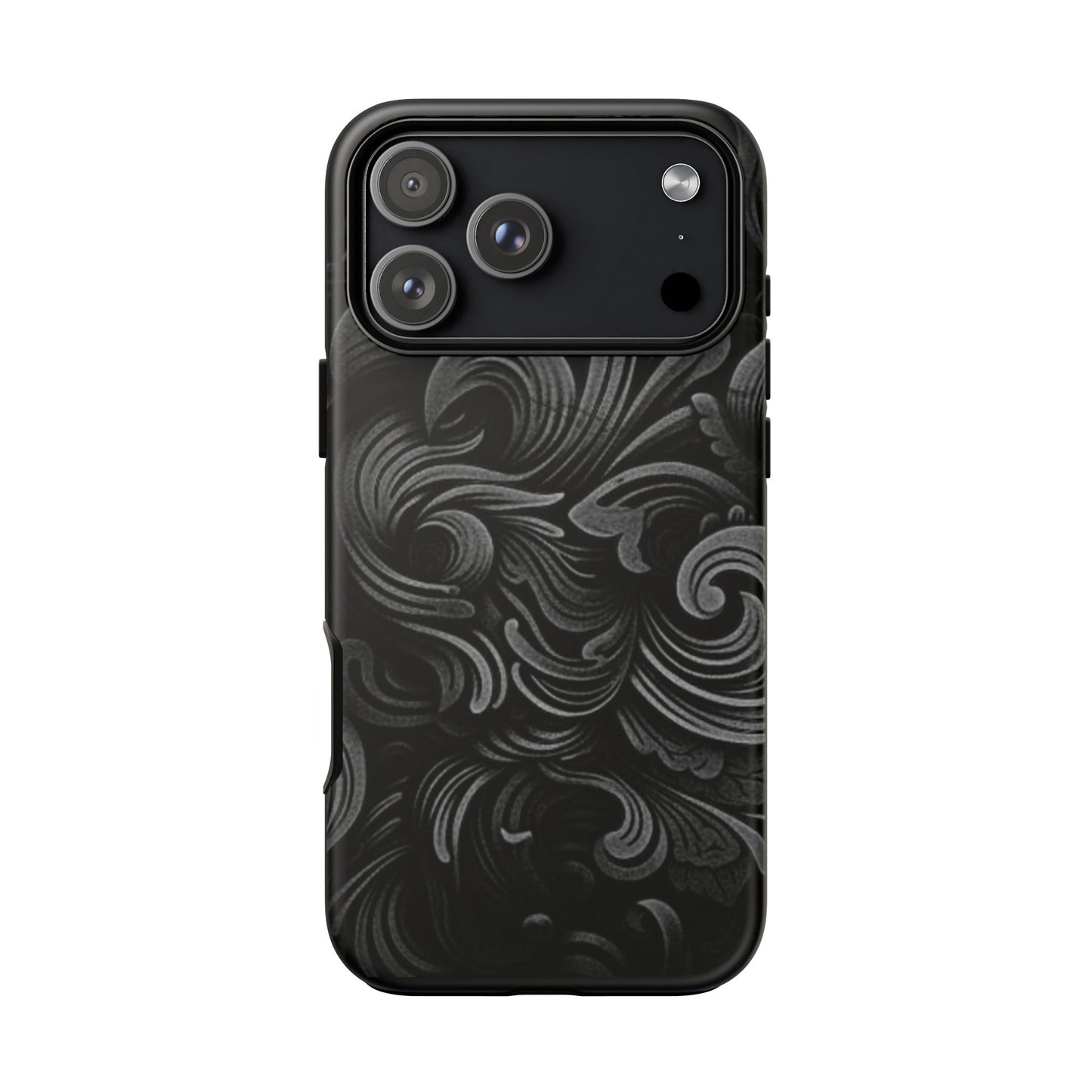 Black fortune Phone Case, Tough Cases, Stylish Phone Cover, Unique Gift for Her, Phone Protection, Floral Design Case