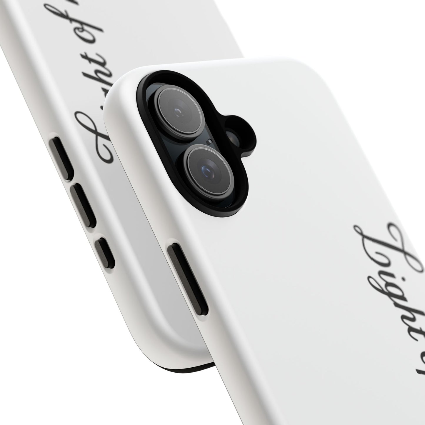 Light if my life white Tough Cases, gifts for Him, her , gift iPhone phone case, thought case 2 layer case