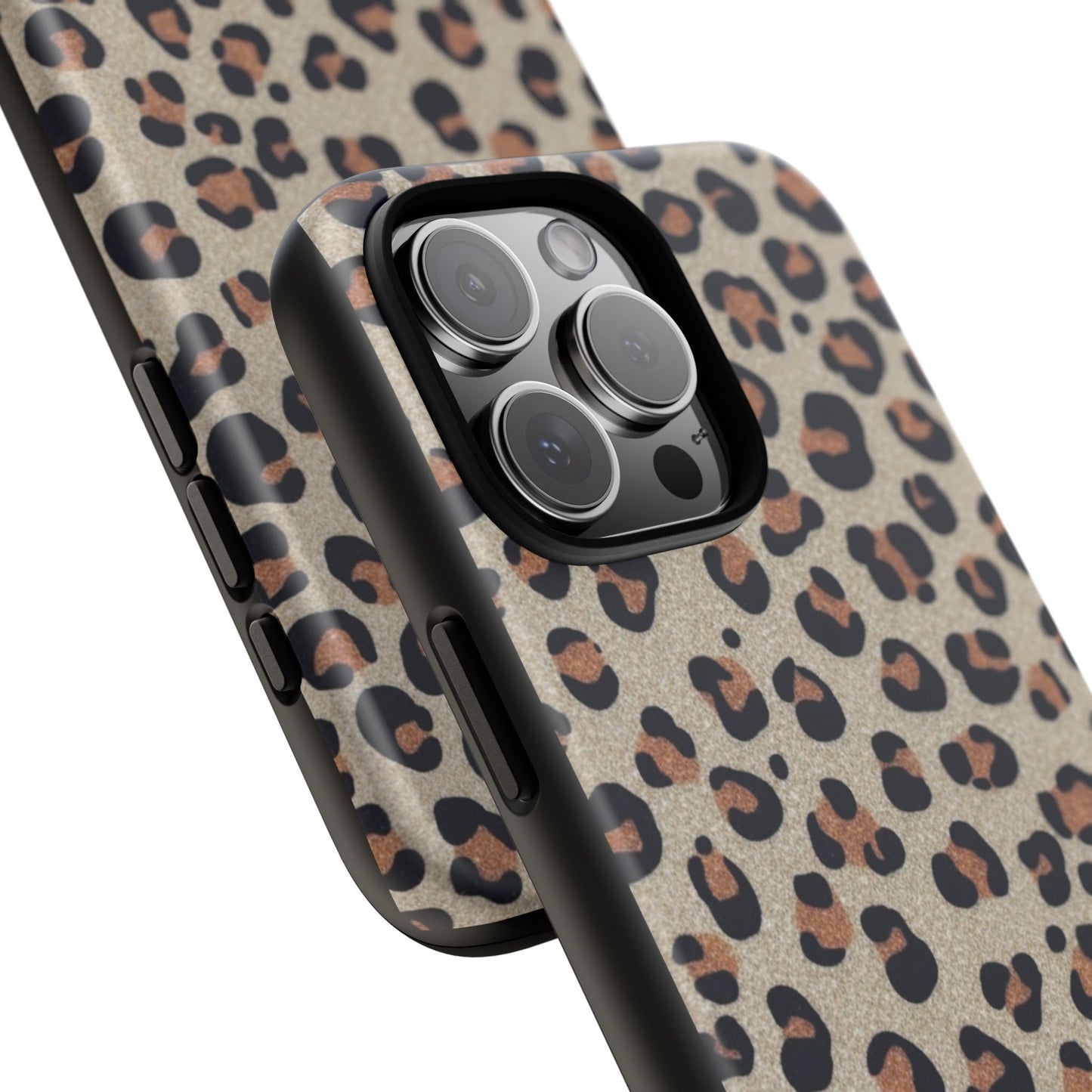 Leopard glitter Stylish Phone Case - Tough Cases with Chic Leopard Print Design, Animal Print Case, Trendy Cell Cover, Gifts for Her, Fashionable Tech [...]