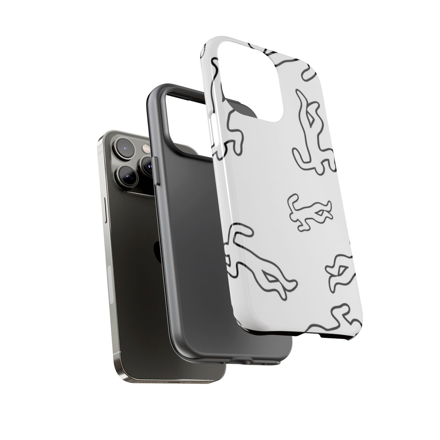 Chalk outline scene  Tough case Protectors, Trendy Cell Phone Cover, Unique Gift for Him or Her, Modern Art Accessory, Fun Design for All [...]