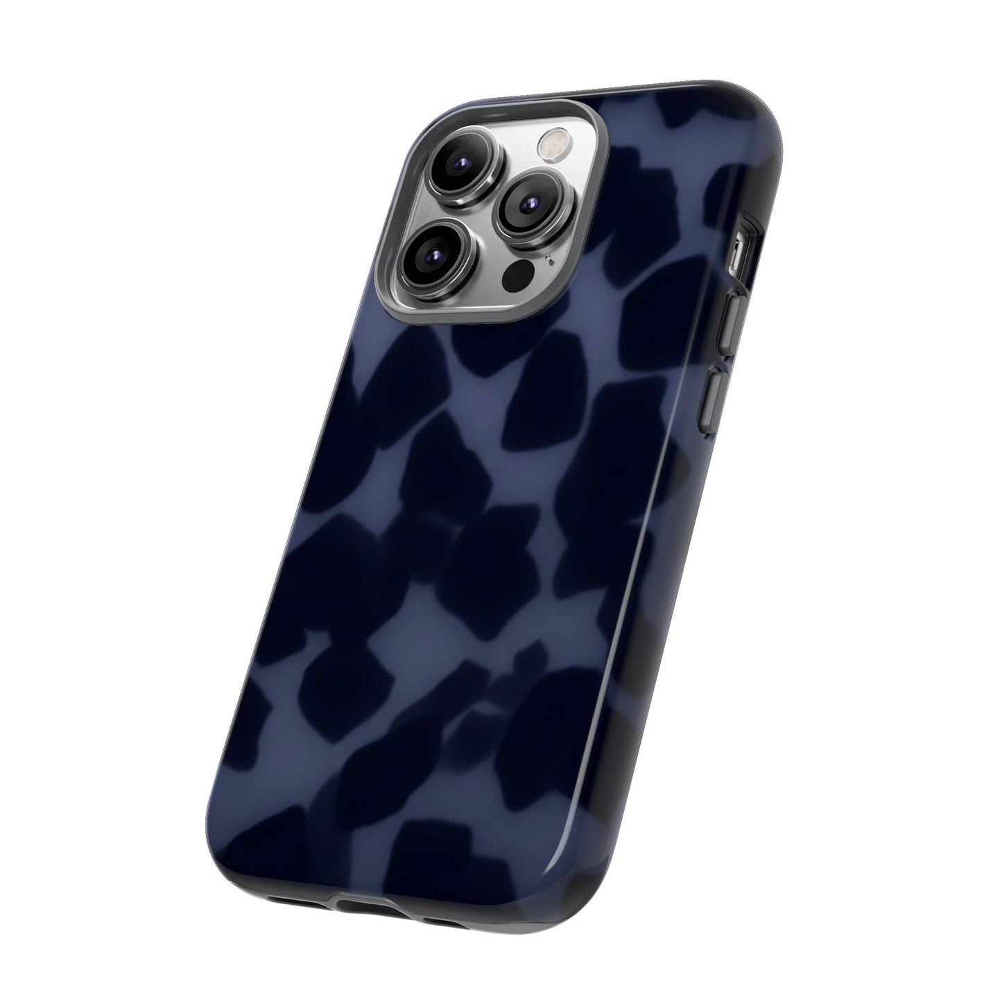 Jumbo Tortoise shell Navy Tuff Phone Case, Tough Cases with Sleek Modern Design for Protection, Gift for Tech Enthusiasts, Perfect for Any Occasion