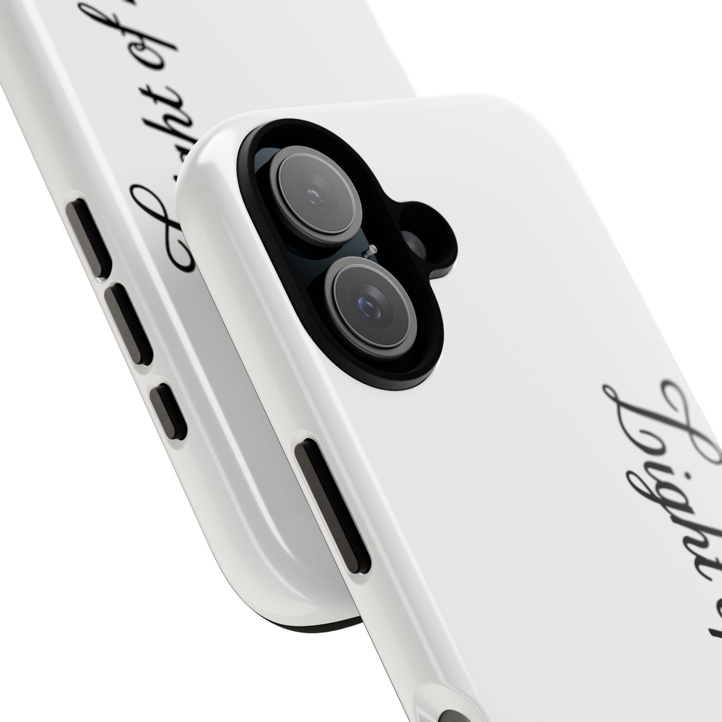 Light if my life white Tough Cases, gifts for Him, her , gift iPhone phone case, thought case 2 layer case
