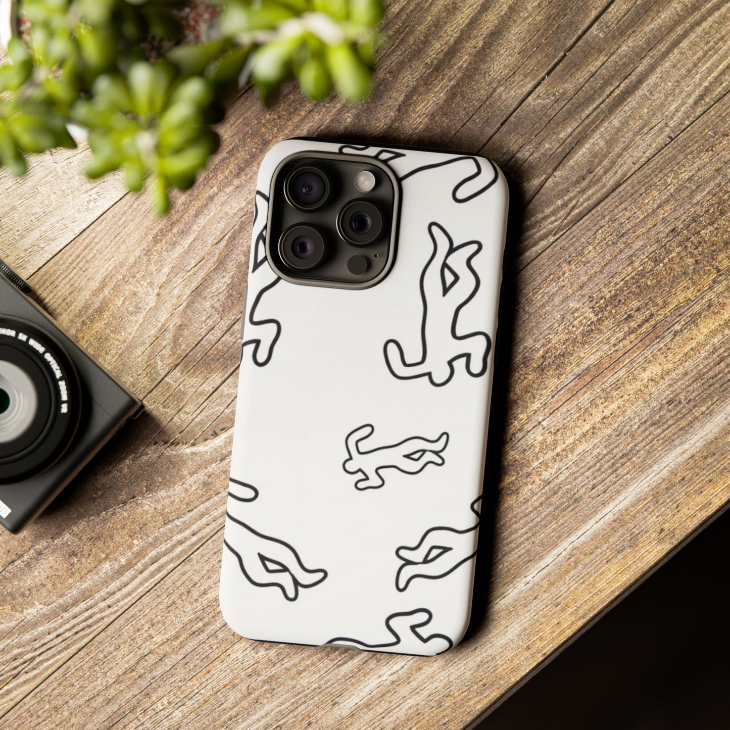 Chalk outline scene  Tough case Protectors, Trendy Cell Phone Cover, Unique Gift for Him or Her, Modern Art Accessory, Fun Design for All [...]