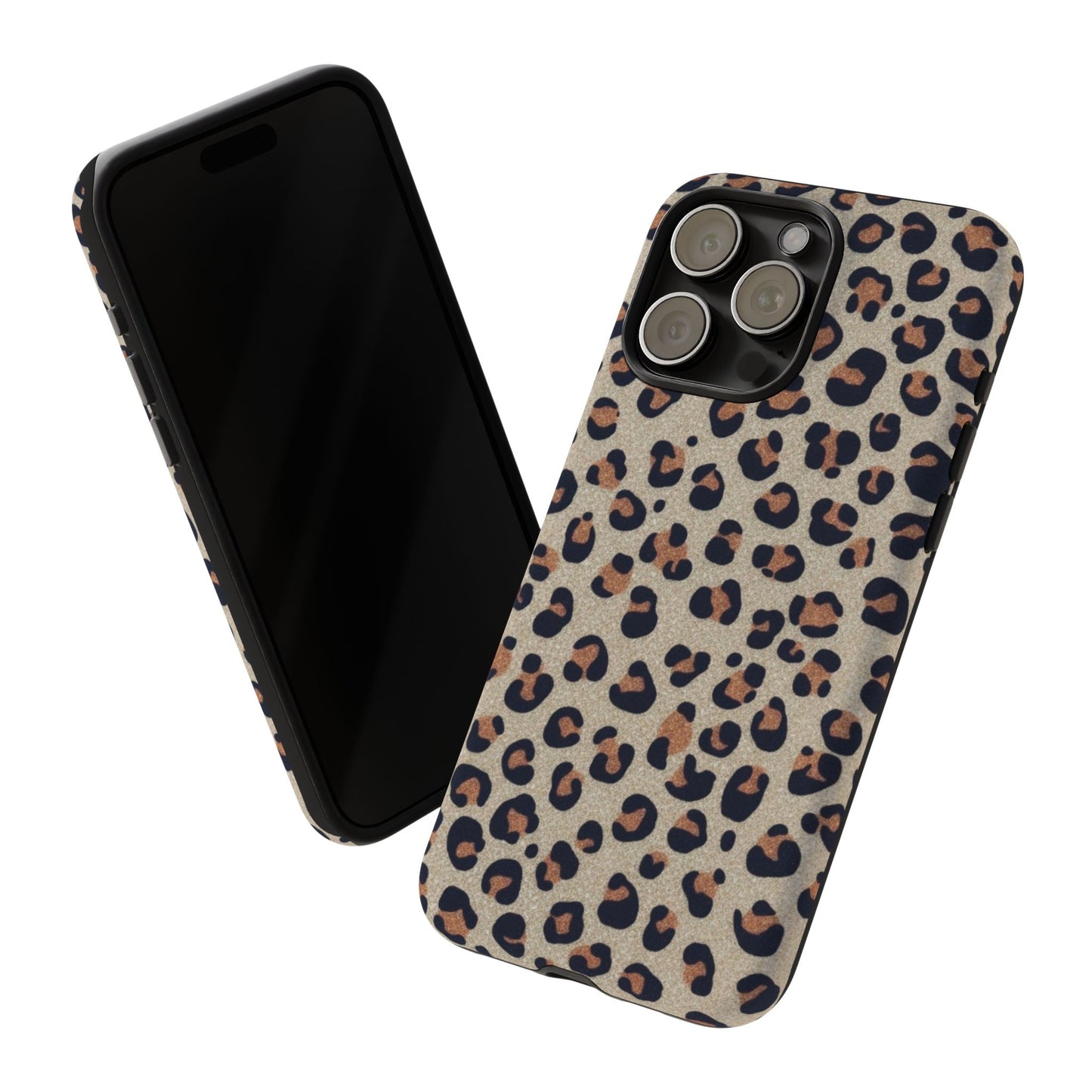 Leopard glitter Stylish Phone Case - Tough Cases with Chic Leopard Print Design, Animal Print Case, Trendy Cell Cover, Gifts for Her, Fashionable Tech [...]