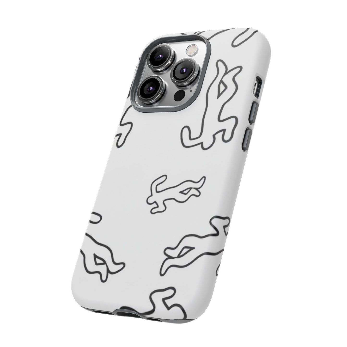 Chalk outline scene  Tough case Protectors, Trendy Cell Phone Cover, Unique Gift for Him or Her, Modern Art Accessory, Fun Design for All [...]