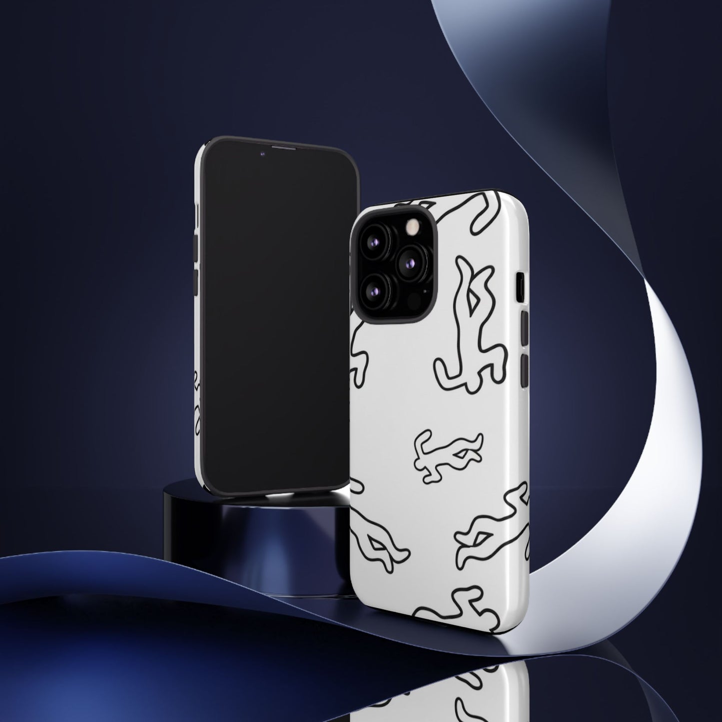 Chalk outline scene  Tough case Protectors, Trendy Cell Phone Cover, Unique Gift for Him or Her, Modern Art Accessory, Fun Design for All [...]