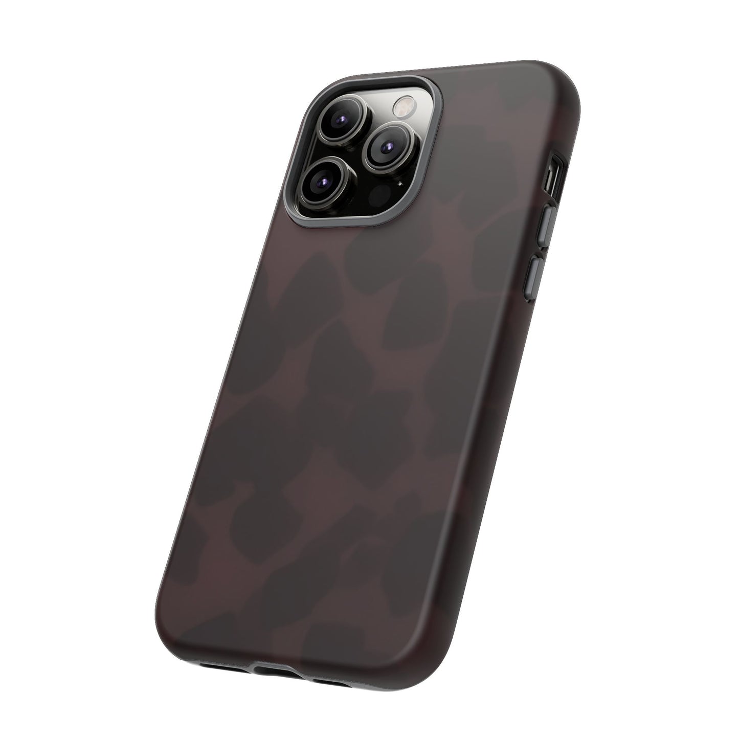 Maroon Jumbo Tortoise shell Stylish Phone Cases, Durable Phone Cover, Cheetah Print Case, Trendy Mobile Accessories, Unique Gift Ideas