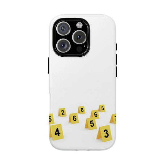 Scene marker Phone Case, Tough Protective Cover, Unique Gift for Detectives, Police Officers, Halloween, Funny Gift