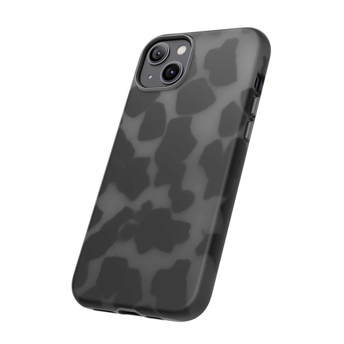 Jumbo tortoise shell Black Stylish Phone Case - Durable Protection, Trendy Design, Gift for Her, Fashion Accessories, Cow Print Phone Cover