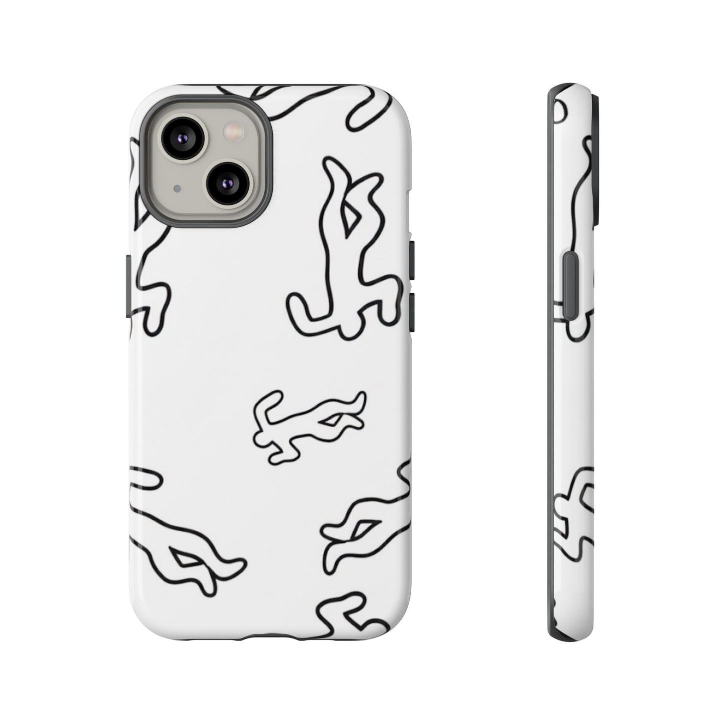 Chalk outline scene  Tough case Protectors, Trendy Cell Phone Cover, Unique Gift for Him or Her, Modern Art Accessory, Fun Design for All [...]