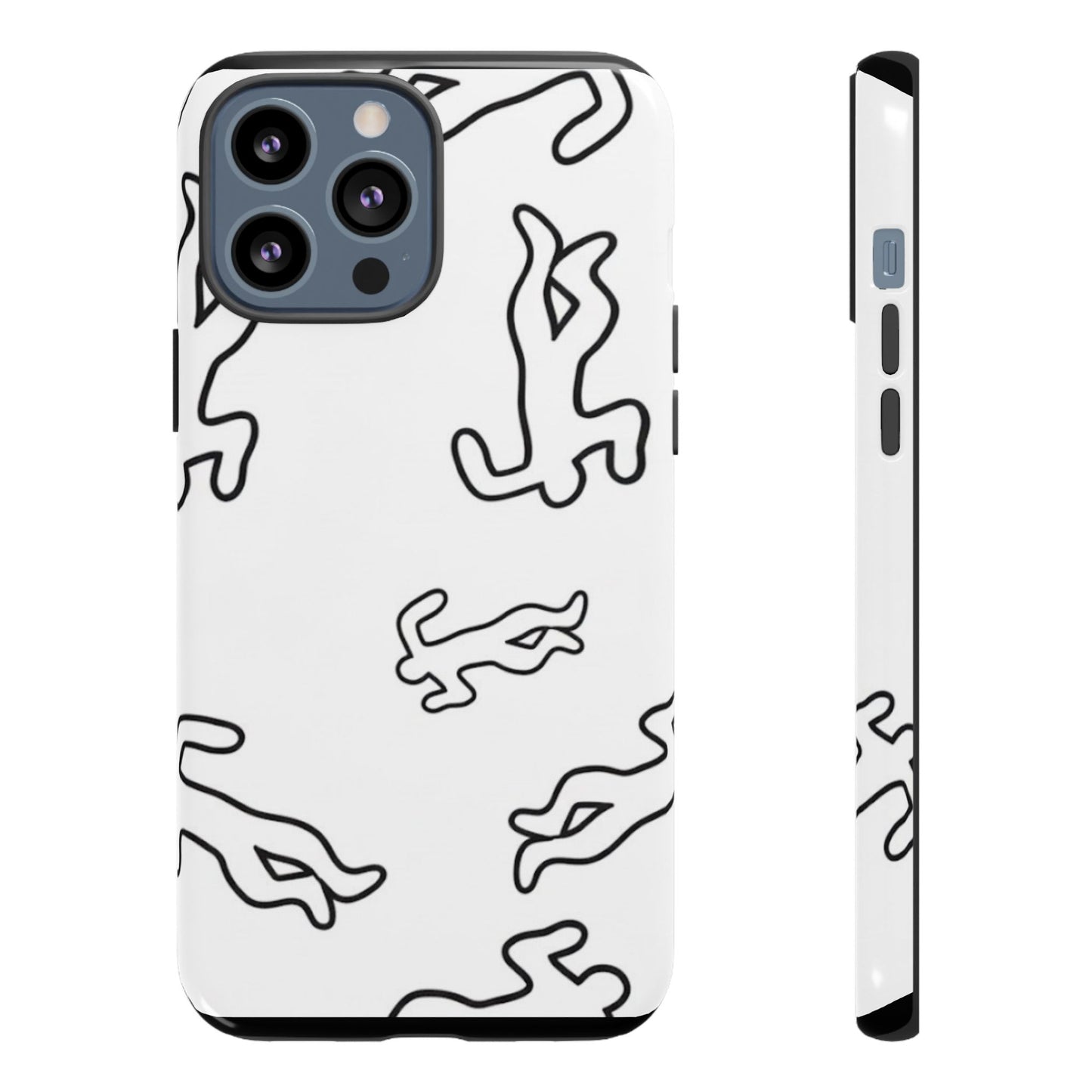 Chalk outline scene  Tough case Protectors, Trendy Cell Phone Cover, Unique Gift for Him or Her, Modern Art Accessory, Fun Design for All [...]