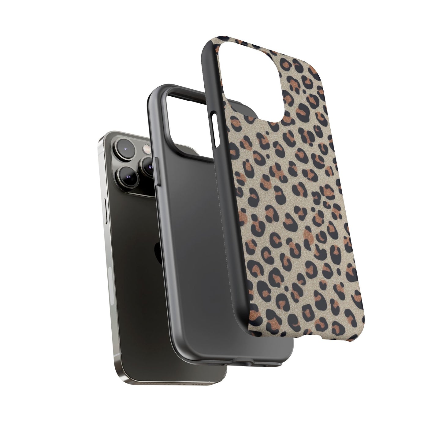 Leopard glitter Stylish Phone Case - Tough Cases with Chic Leopard Print Design, Animal Print Case, Trendy Cell Cover, Gifts for Her, Fashionable Tech [...]
