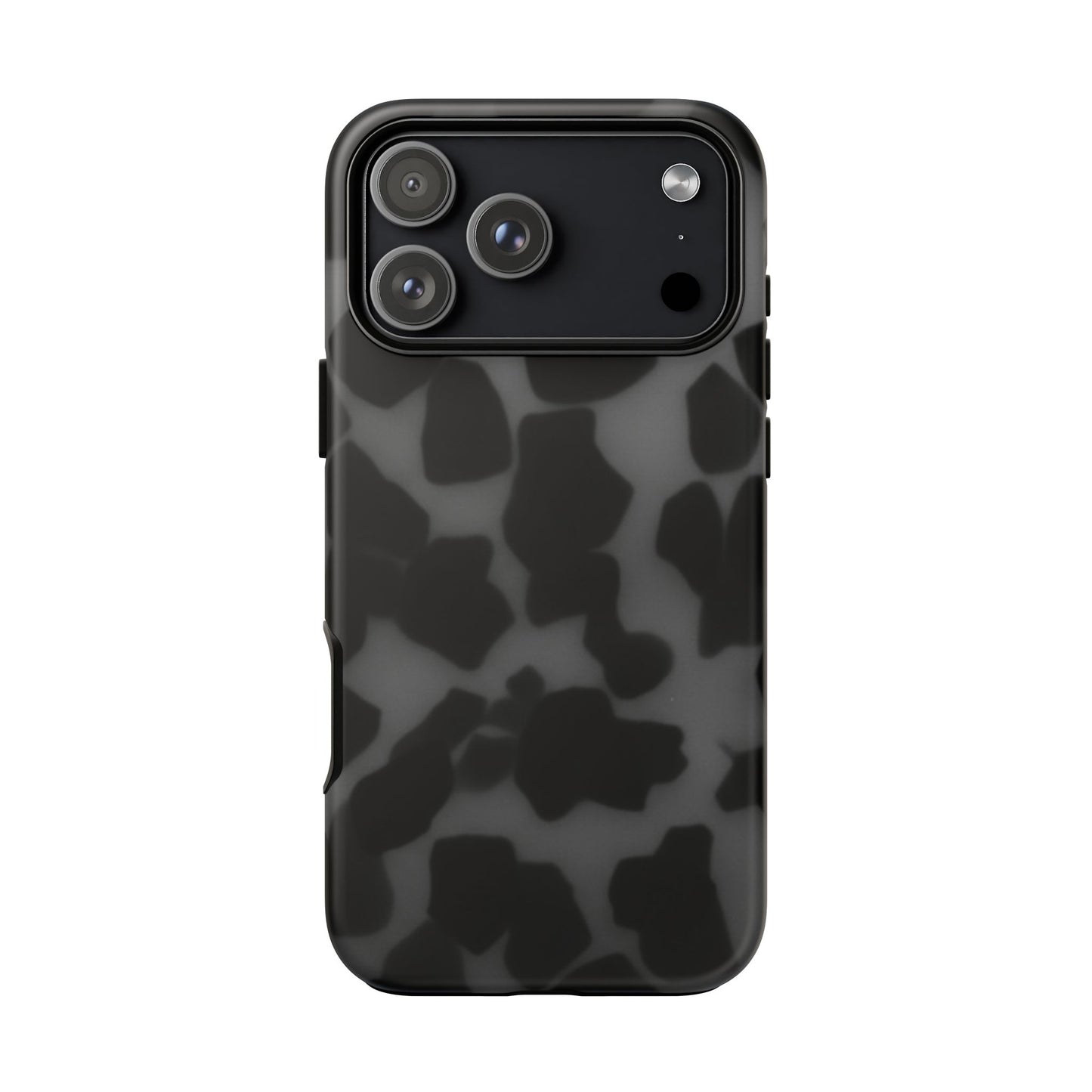 Jumbo tortoise shell Black Stylish Phone Case - Durable Protection, Trendy Design, Gift for Her, Fashion Accessories, Cow Print Phone Cover