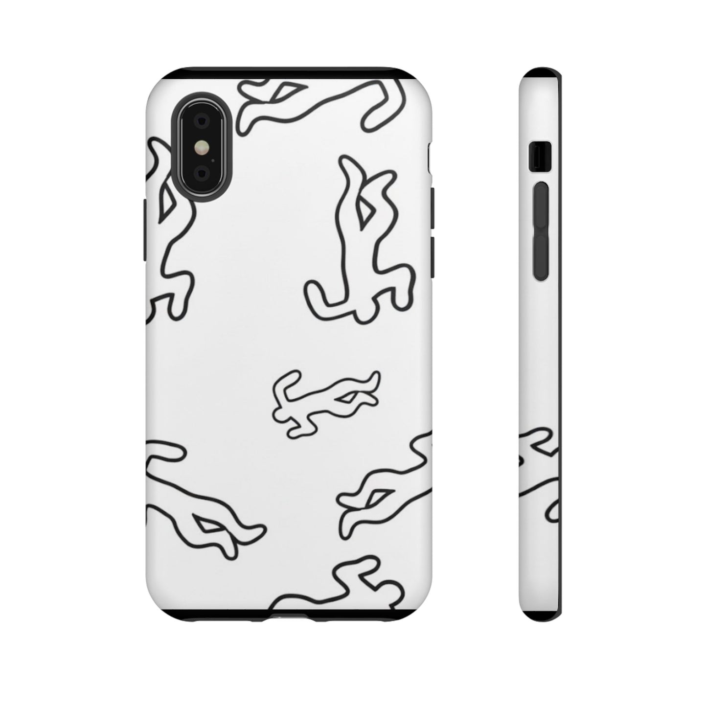 Chalk outline scene  Tough case Protectors, Trendy Cell Phone Cover, Unique Gift for Him or Her, Modern Art Accessory, Fun Design for All [...]