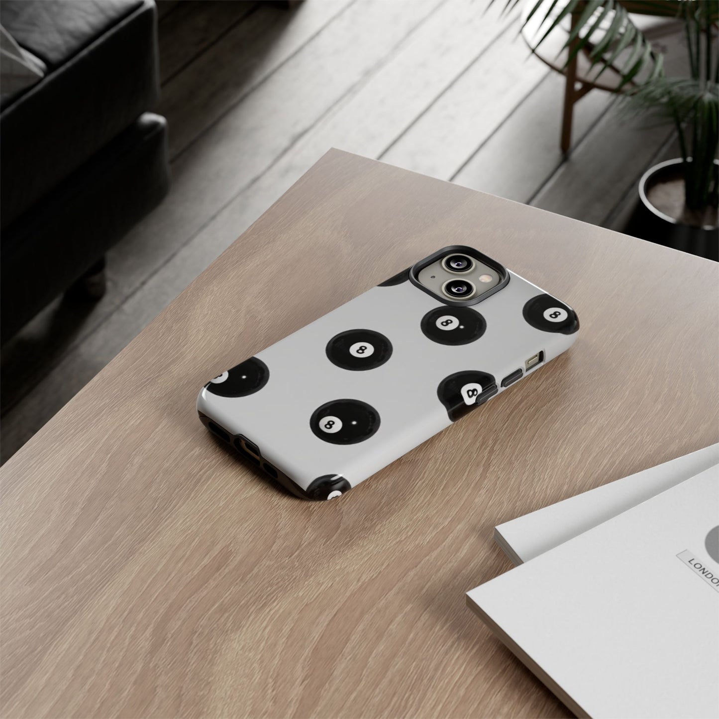 8-Ball case Design, Fun Gift , Durable Protection, Unique Accessory for Every Occasion