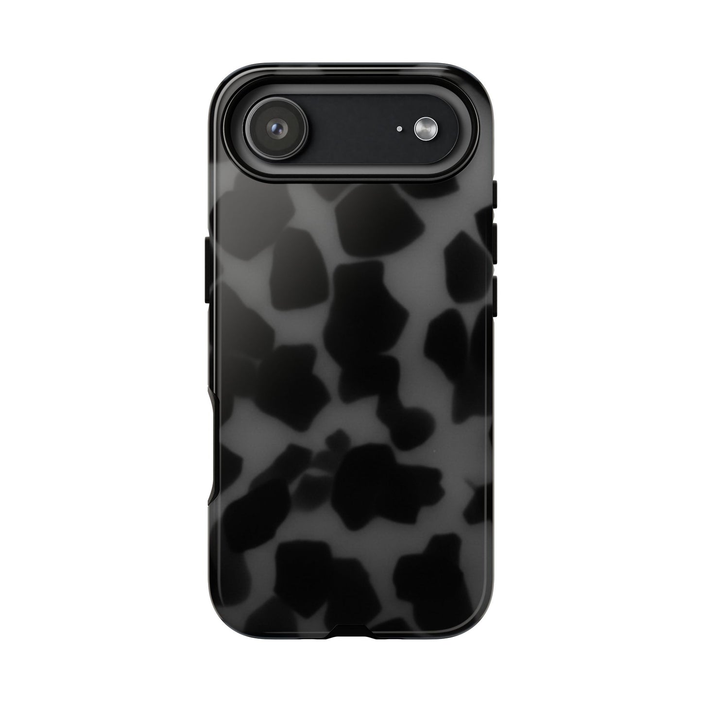 Jumbo tortoise shell Black Stylish Phone Case - Durable Protection, Trendy Design, Gift for Her, Fashion Accessories, Cow Print Phone Cover